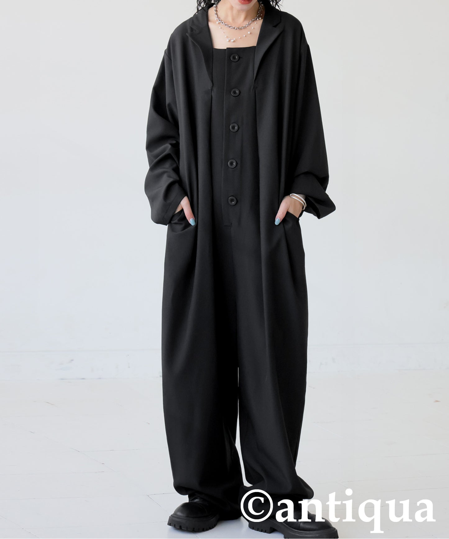 Tailored Collar All-In-One Ladies