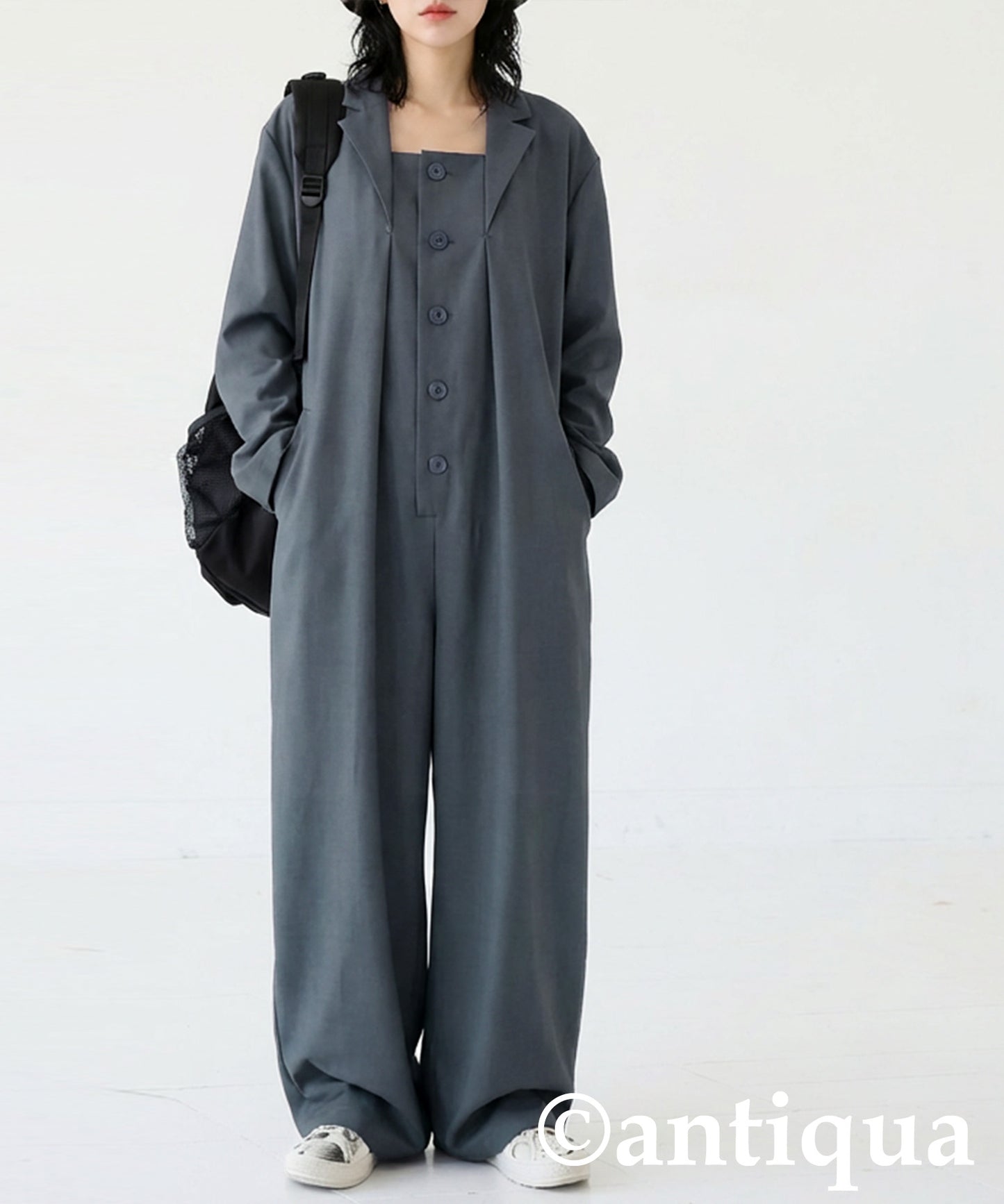 Tailored Collar All-In-One Ladies