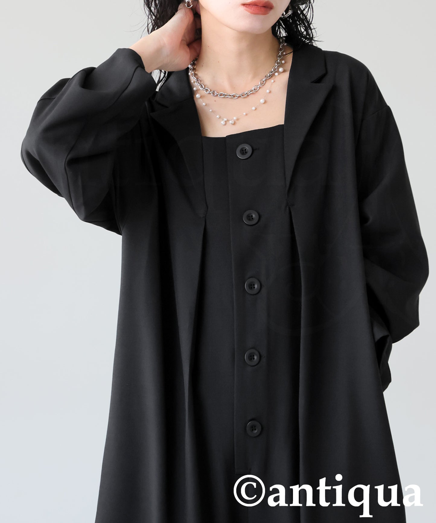 Tailored Collar All-In-One Ladies