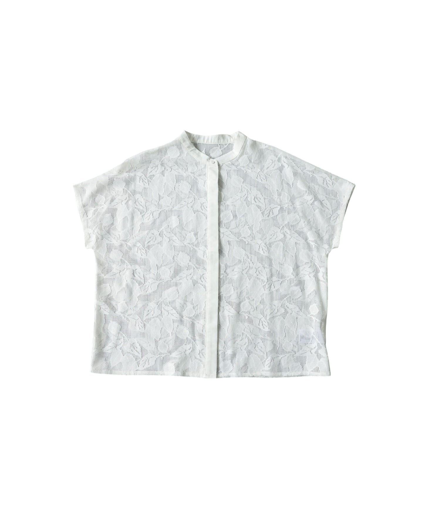 Floral Lace Sheer Shirt Ladies