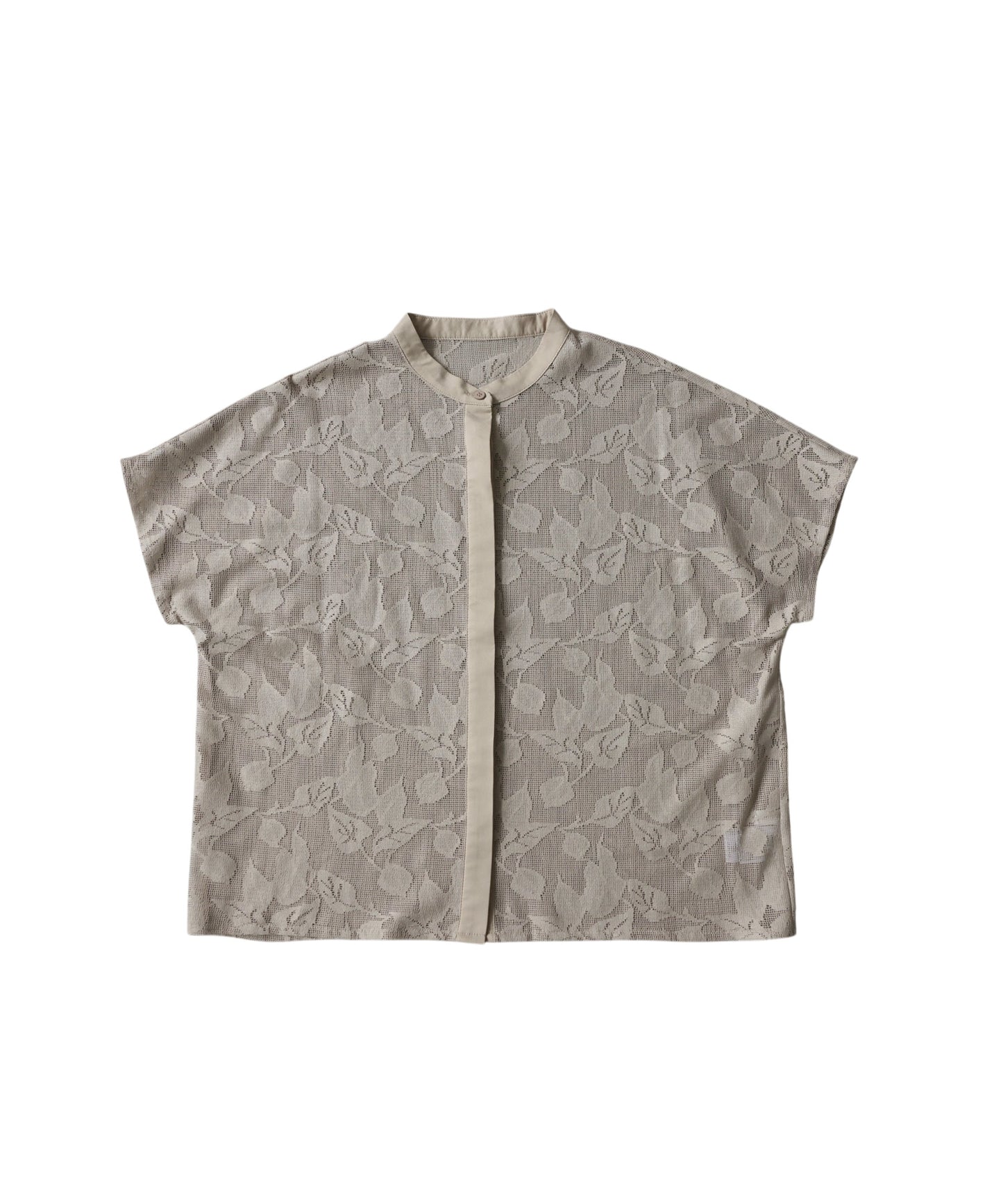 Floral Lace Sheer Shirt Ladies