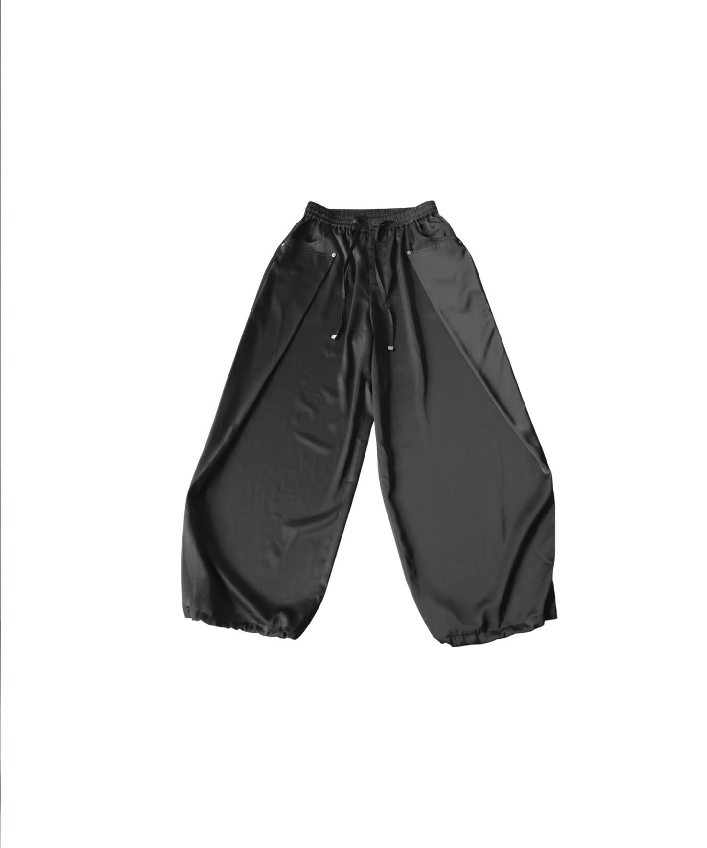 Side Design Wide Pants Ladies