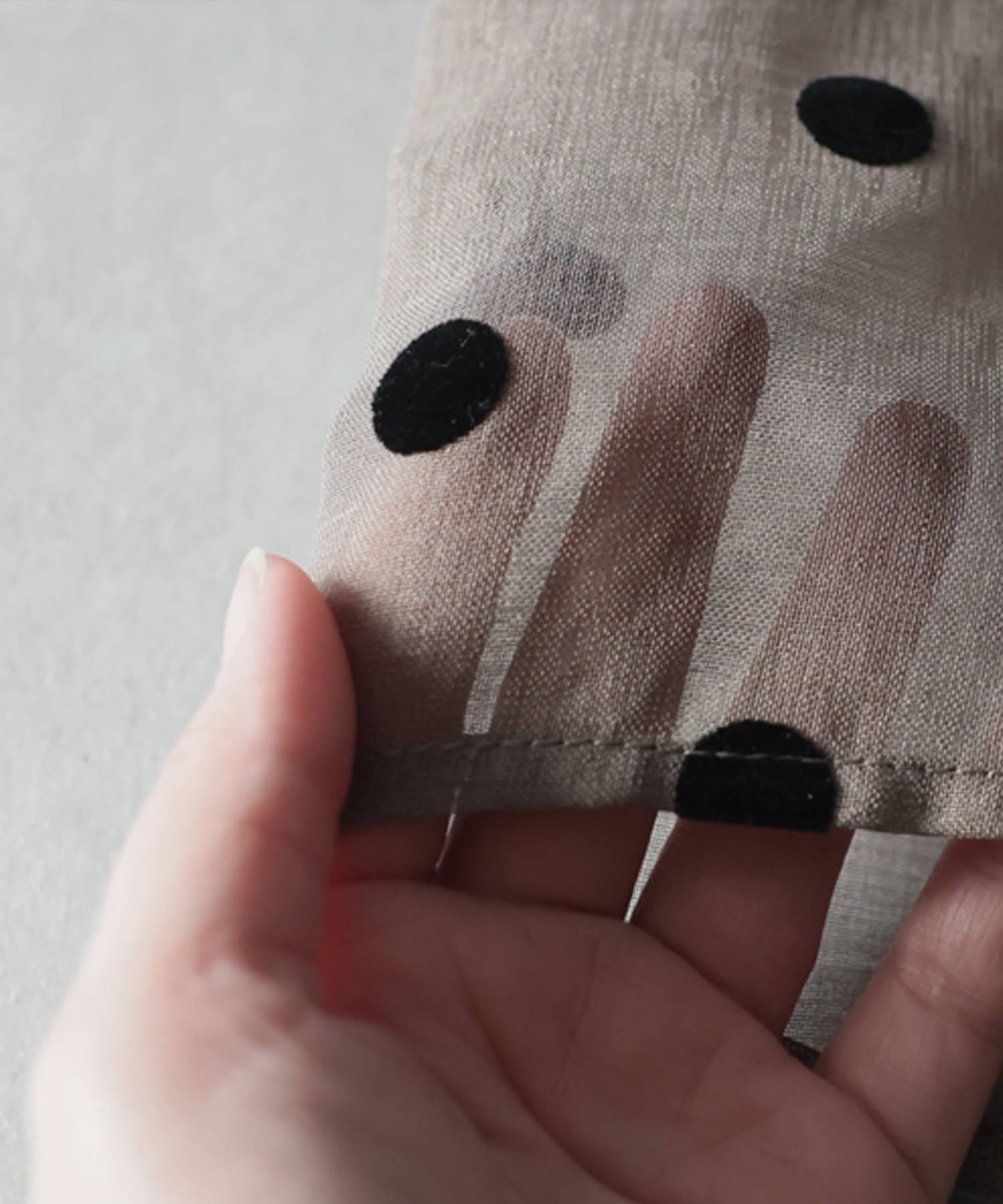 Polka Dot Sheer Shirt Ladies