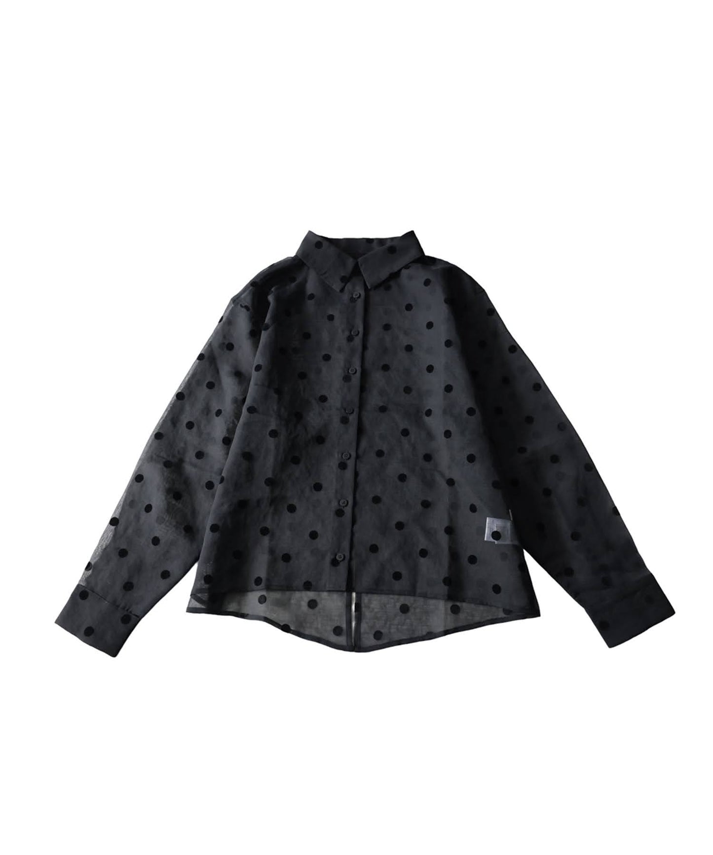 Polka Dot Sheer Shirt Ladies