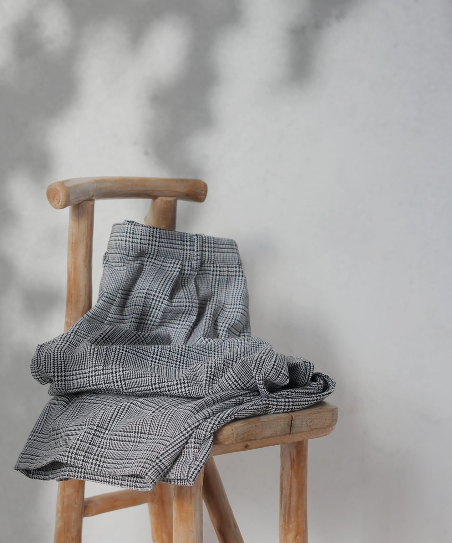 Checked Wide Pants Ladies