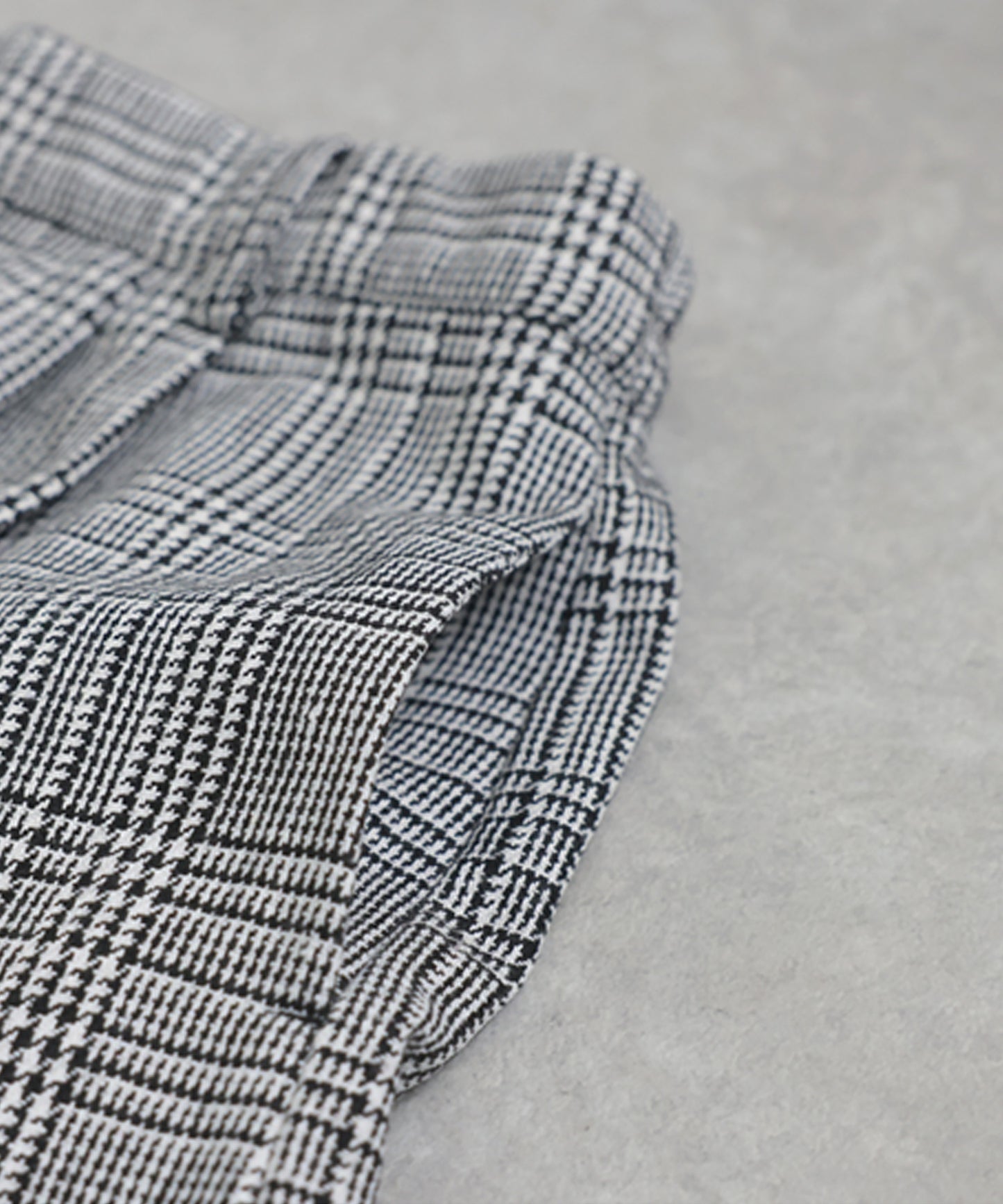 Checked Wide Pants Ladies