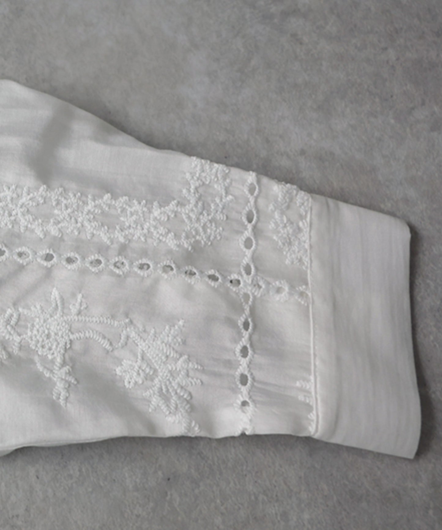Embroidered Lace Sheer Shirt Ladies