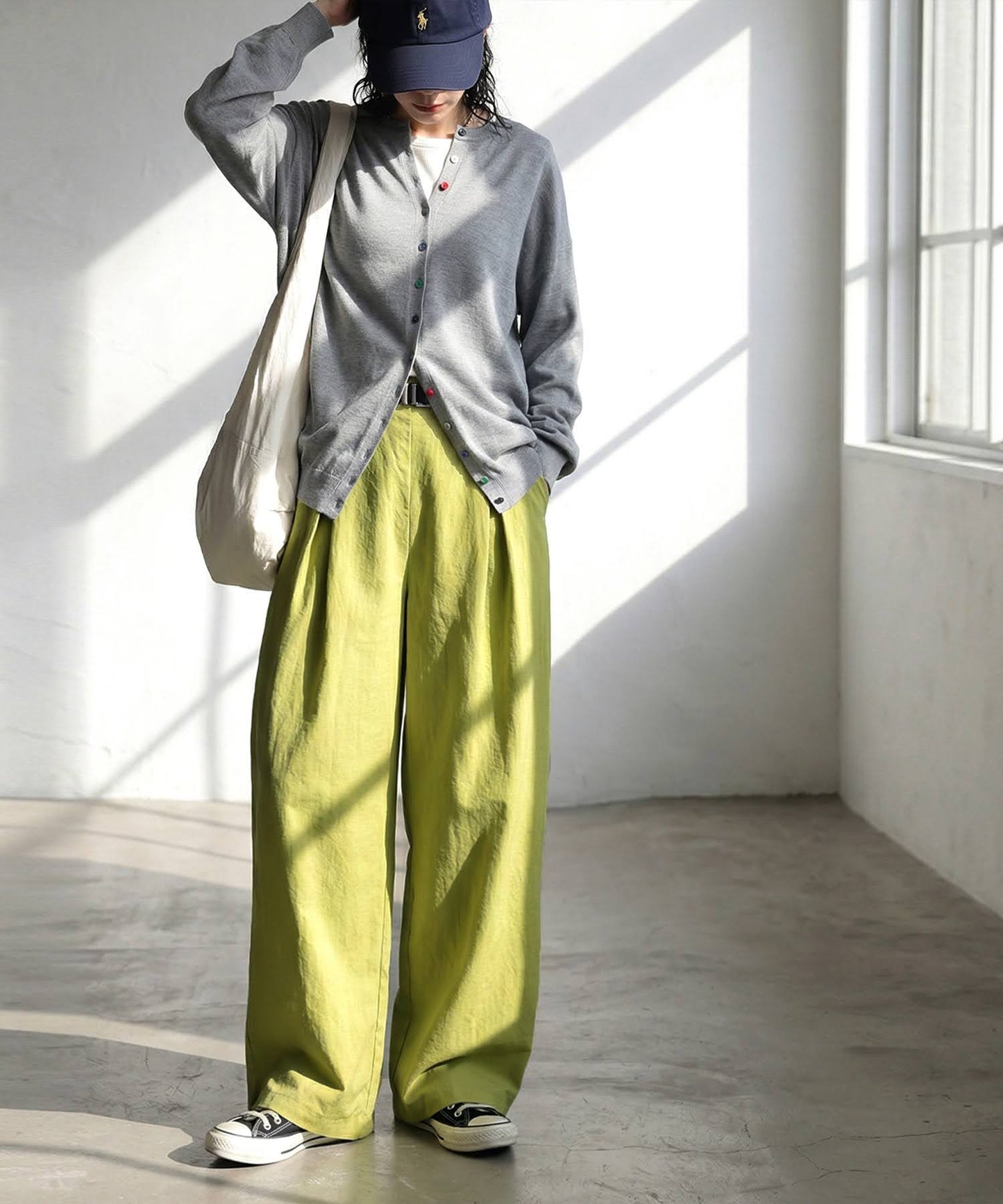 Tucked Wide-Leg Pants Ladies