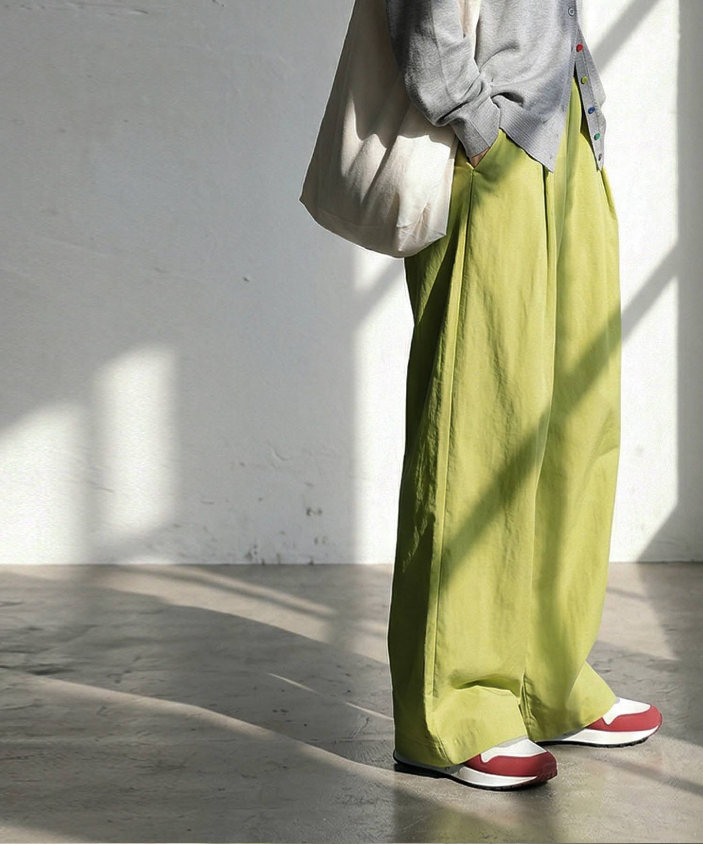 Tucked Wide-Leg Pants Ladies