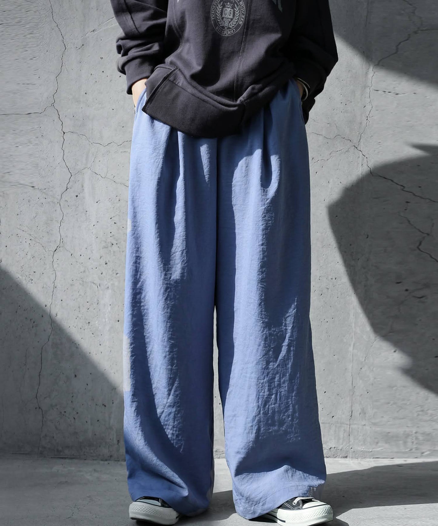Tucked Wide-Leg Pants Ladies