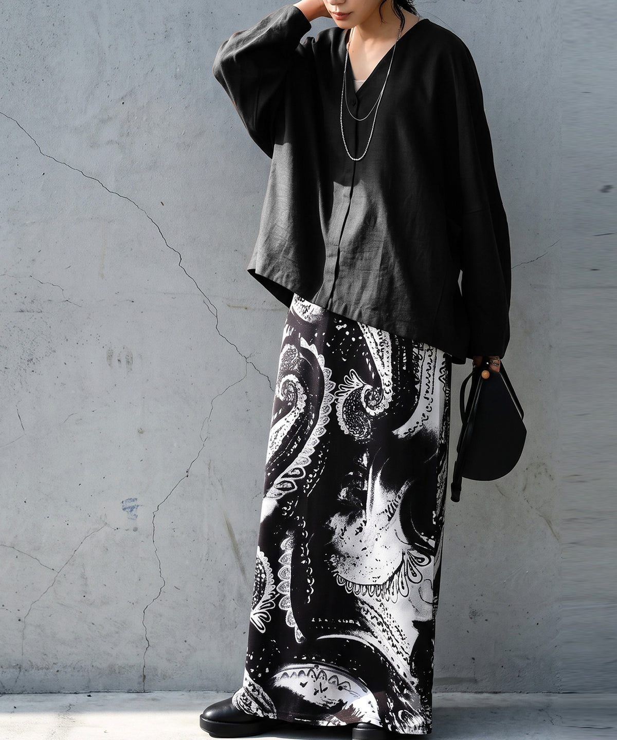 V-Neck Oversized Shirt Ladies