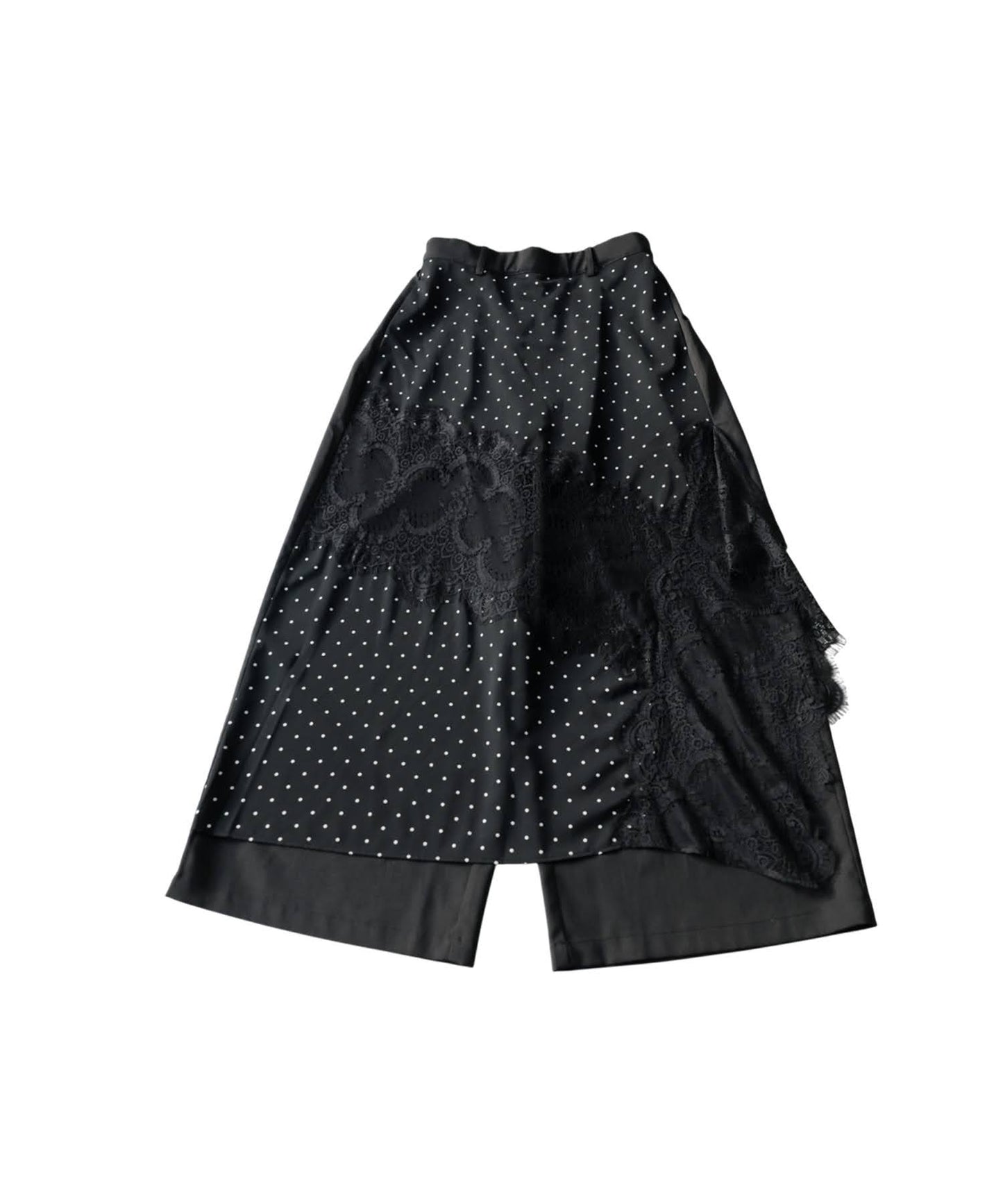 Polka Dot Lace Wide Pants Ladies