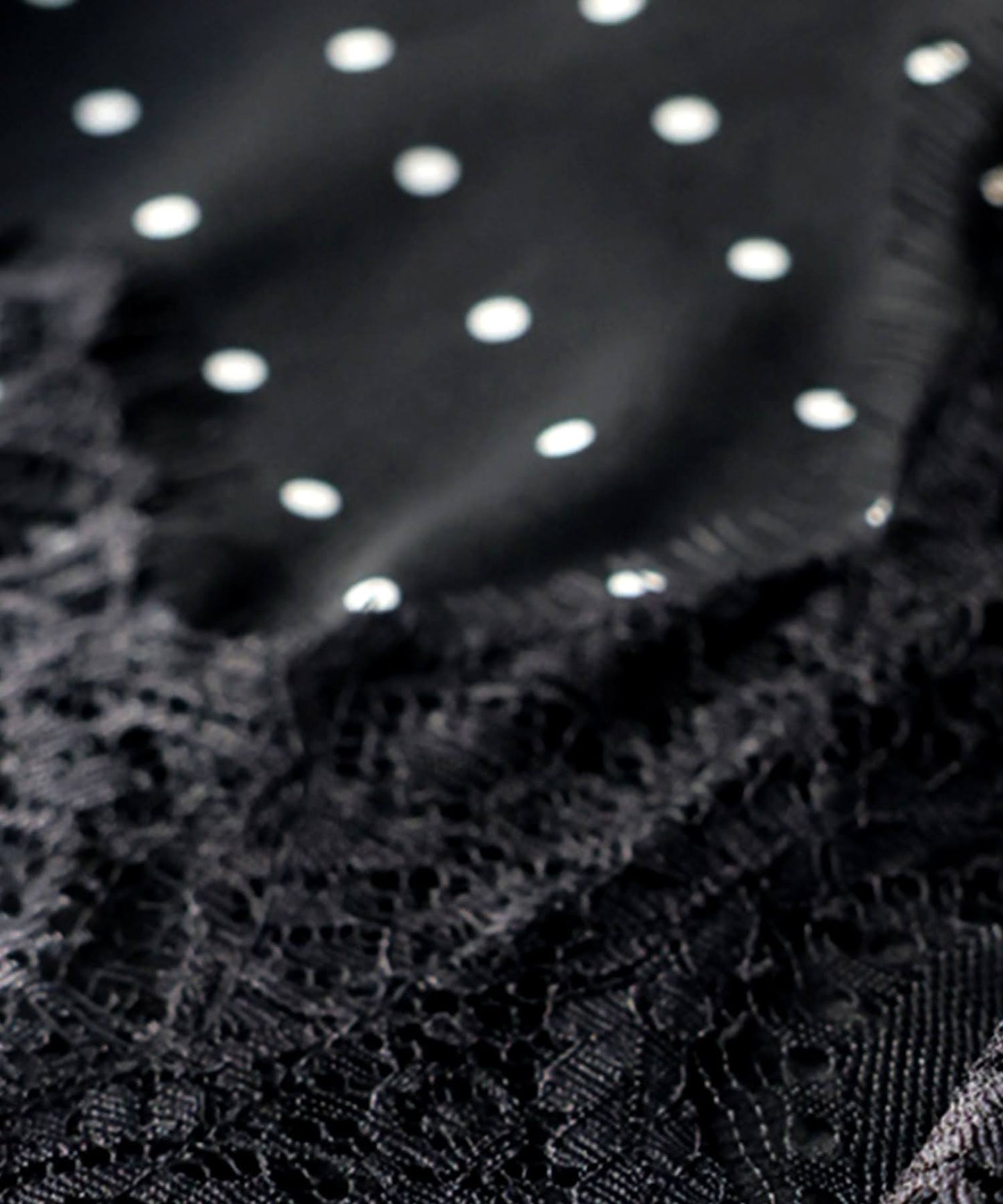 Polka Dot Lace Wide Pants Ladies