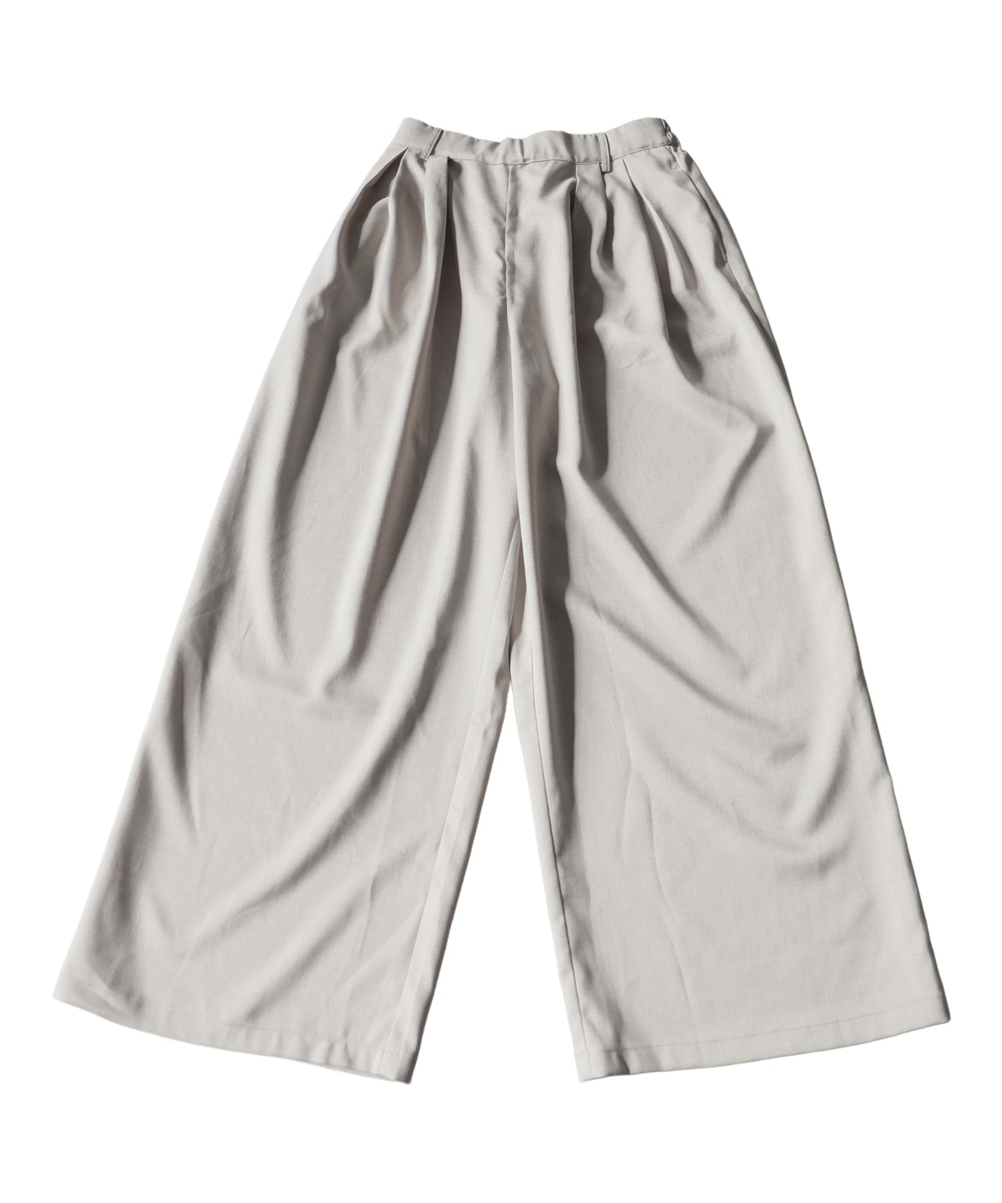 Double-Pleated Wide-Leg Pants Ladies