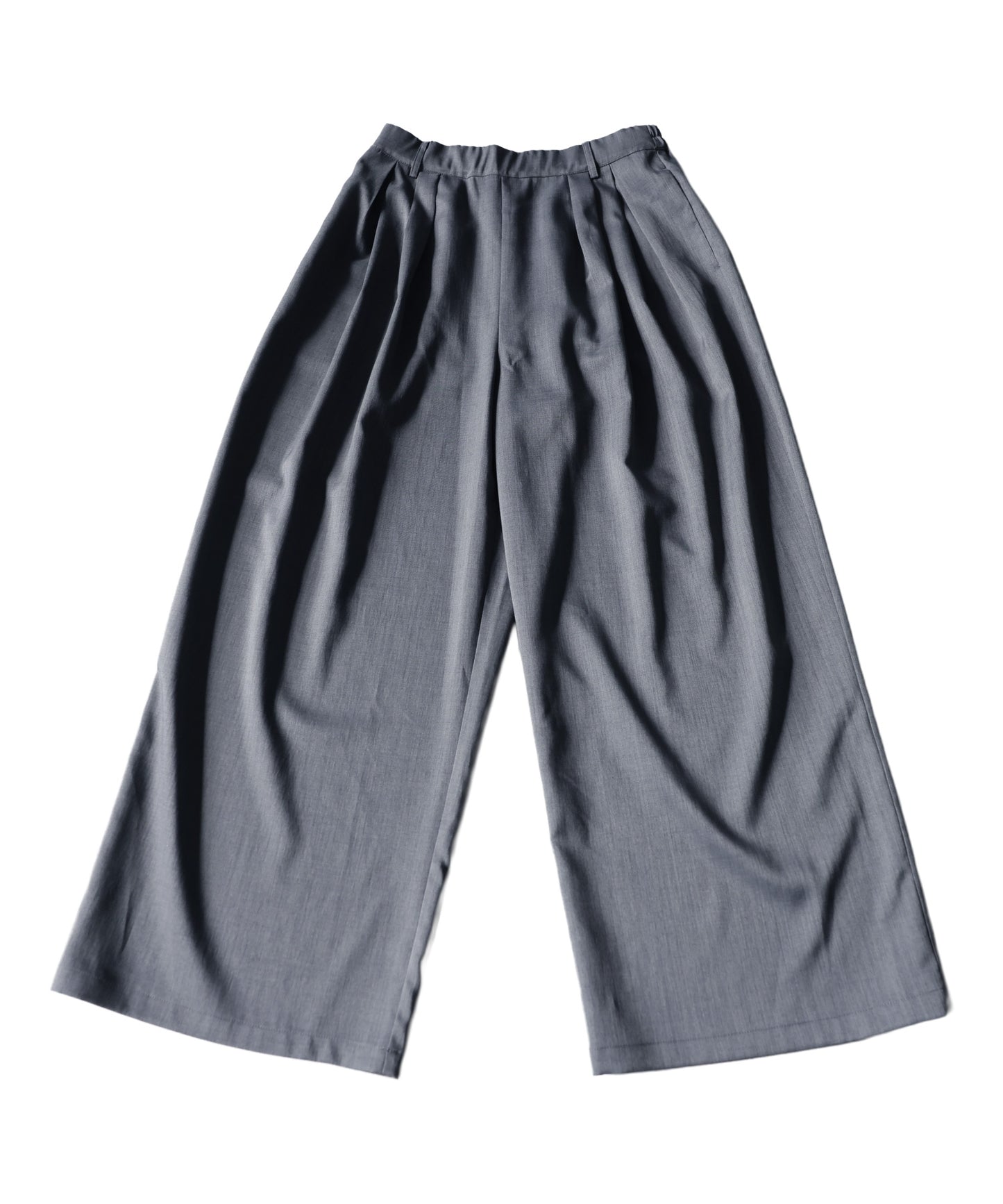 Double-Pleated Wide-Leg Pants Ladies