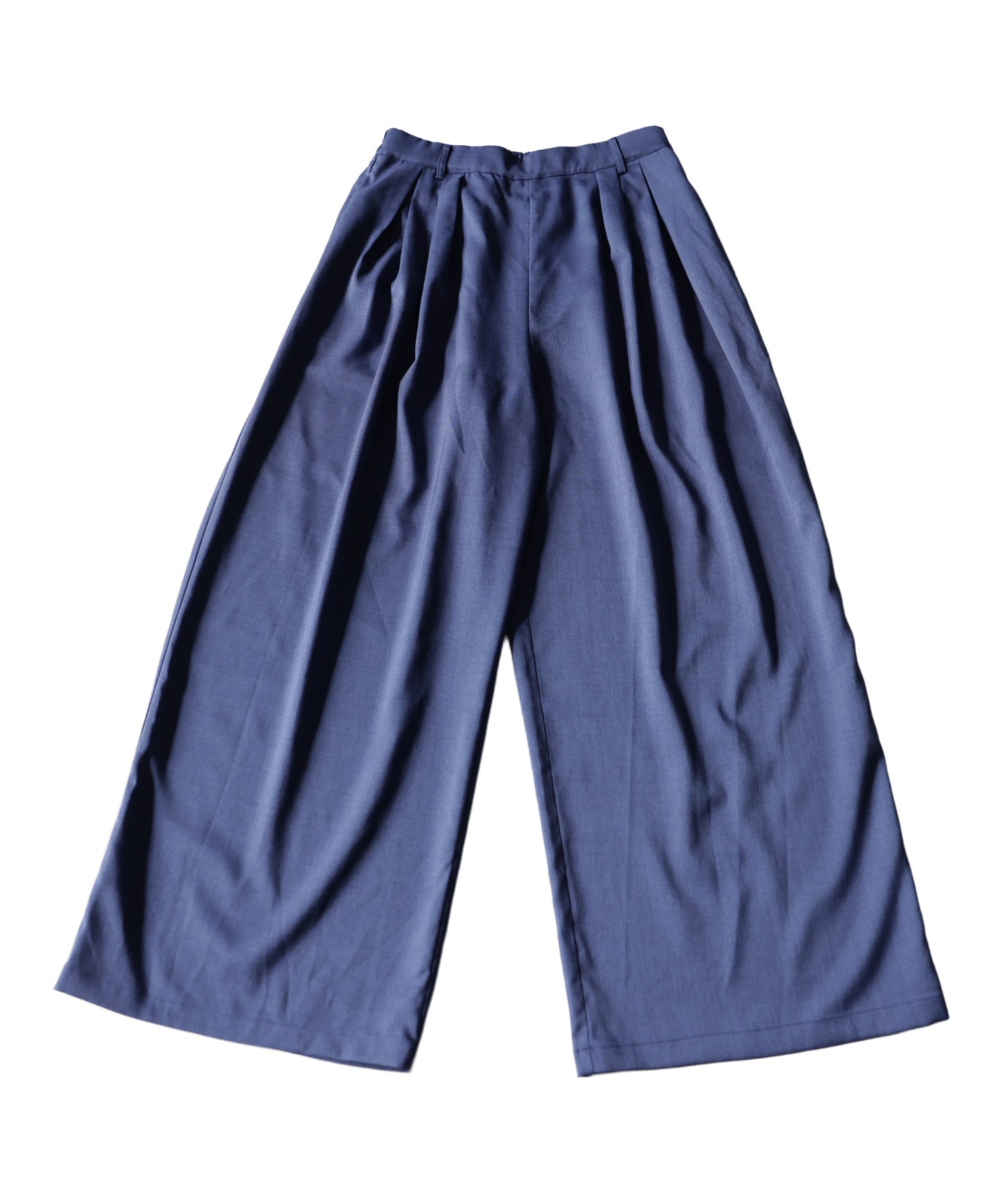 Double-Pleated Wide-Leg Pants Ladies