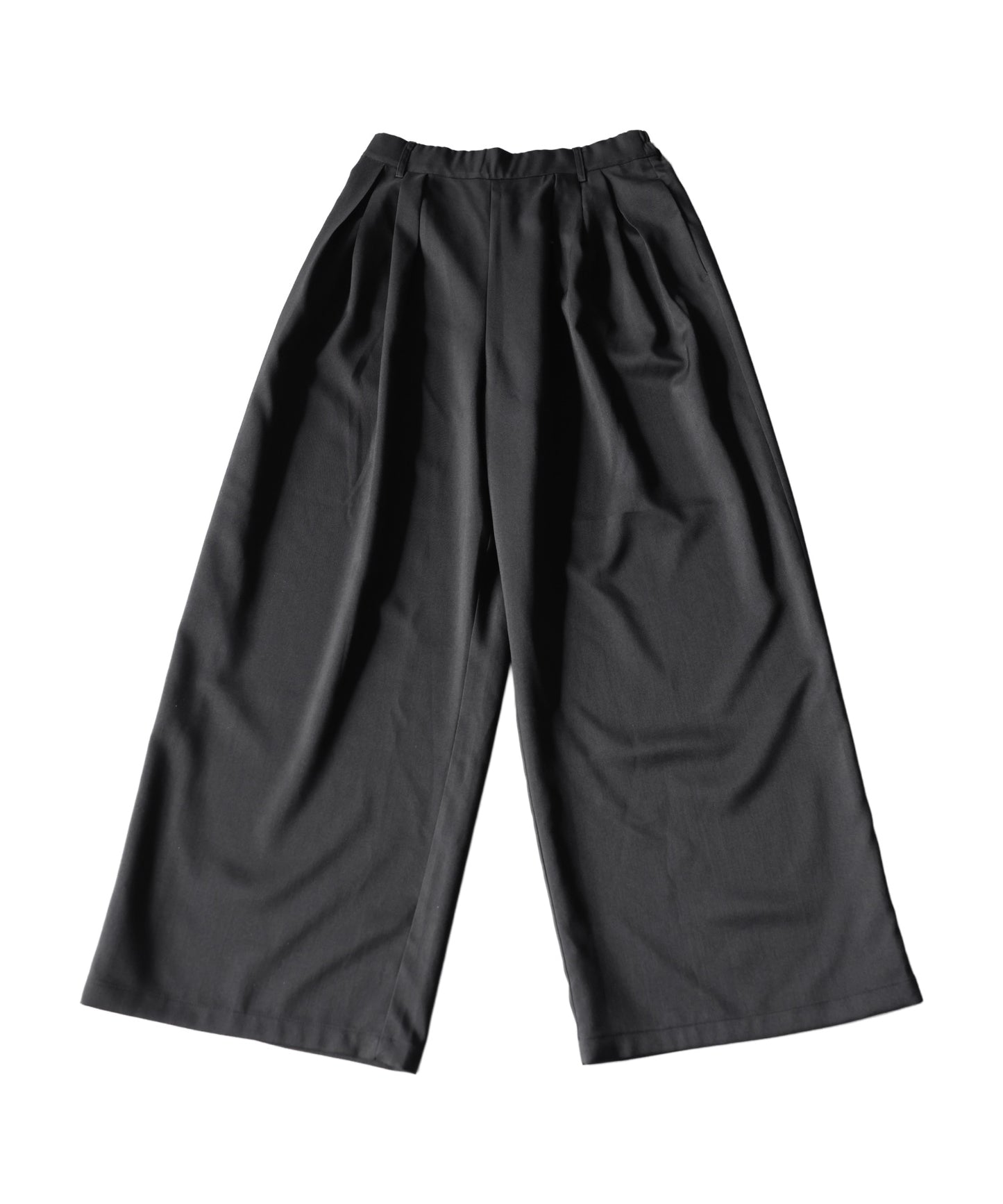 Double-Pleated Wide-Leg Pants Ladies