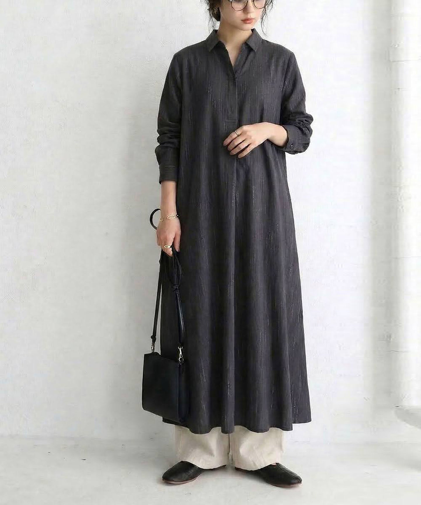 A-Line Pleated Dress Ladies