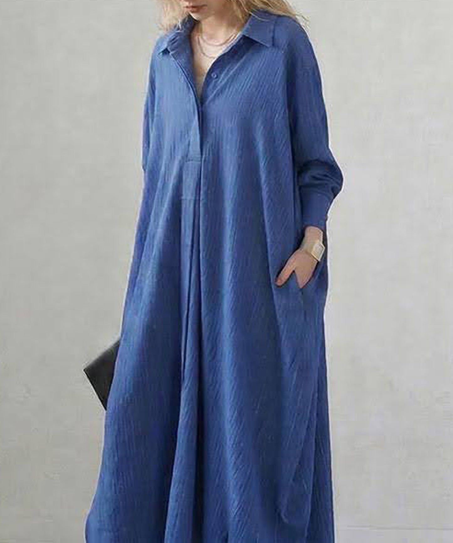 A-Line Pleated Dress Ladies