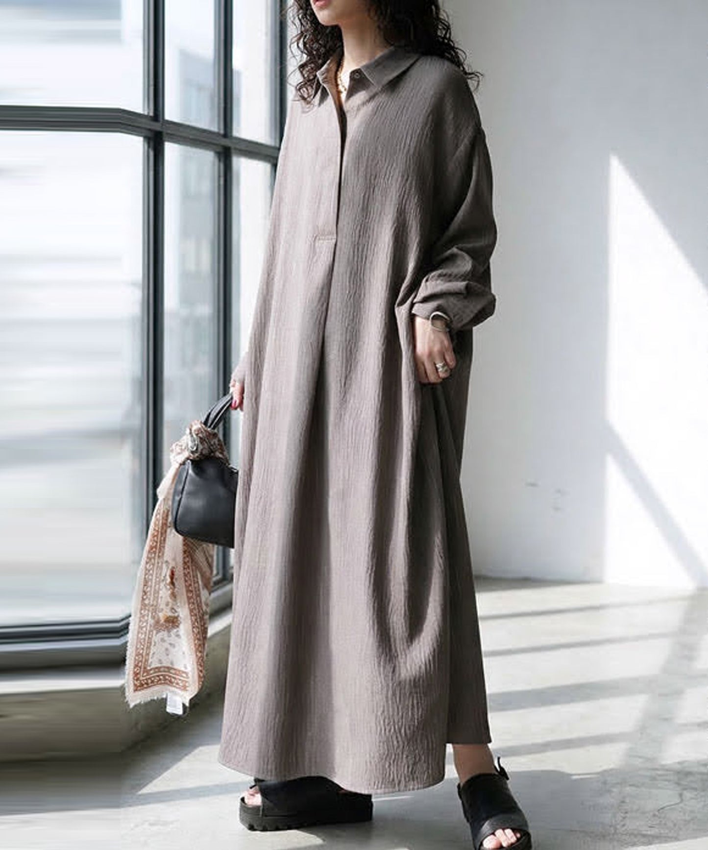 A-Line Pleated Dress Ladies