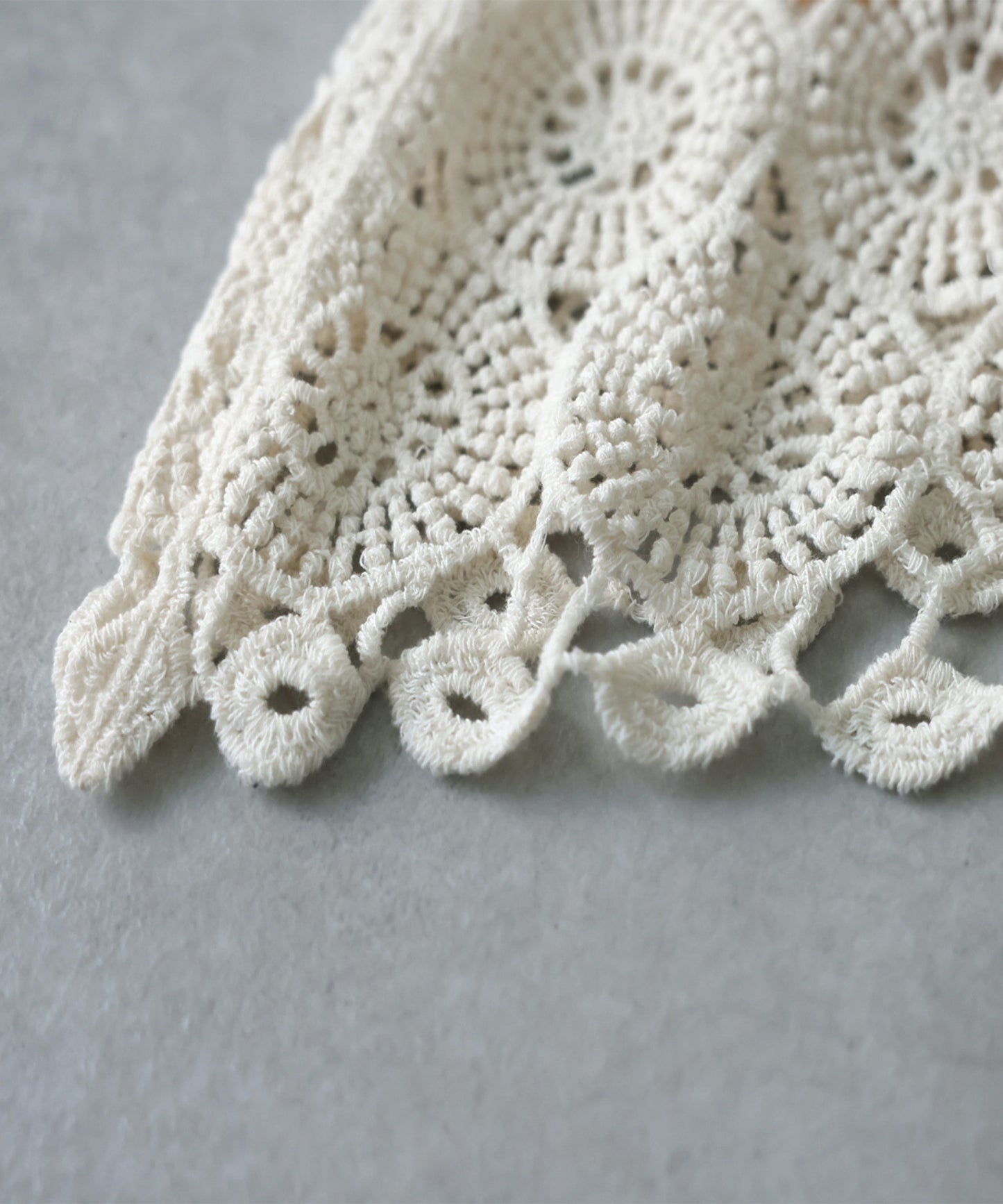 Lace Openwork Flared Skirt Ladies