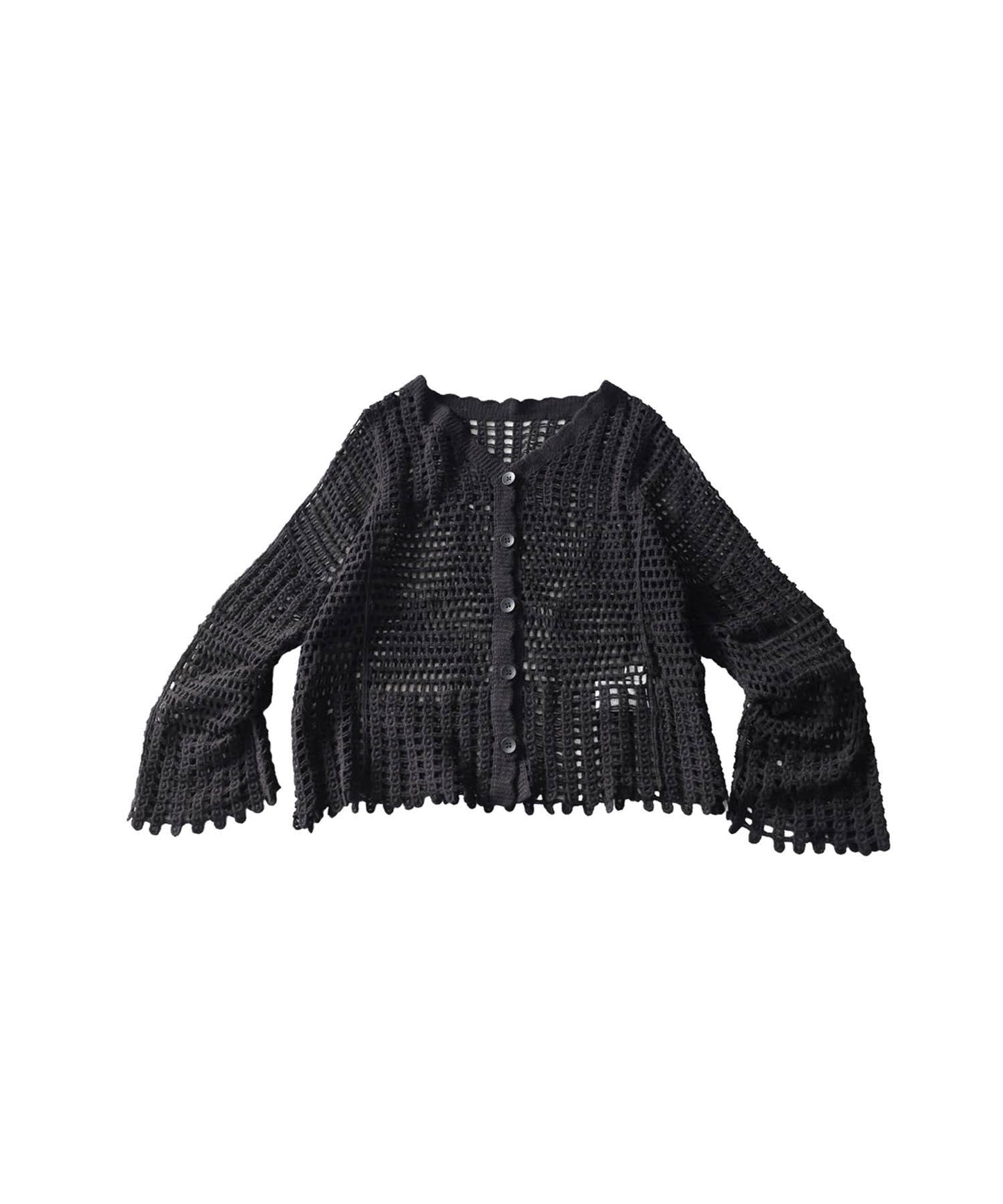 V-Neck 100% Cotton Cardigan Ladies