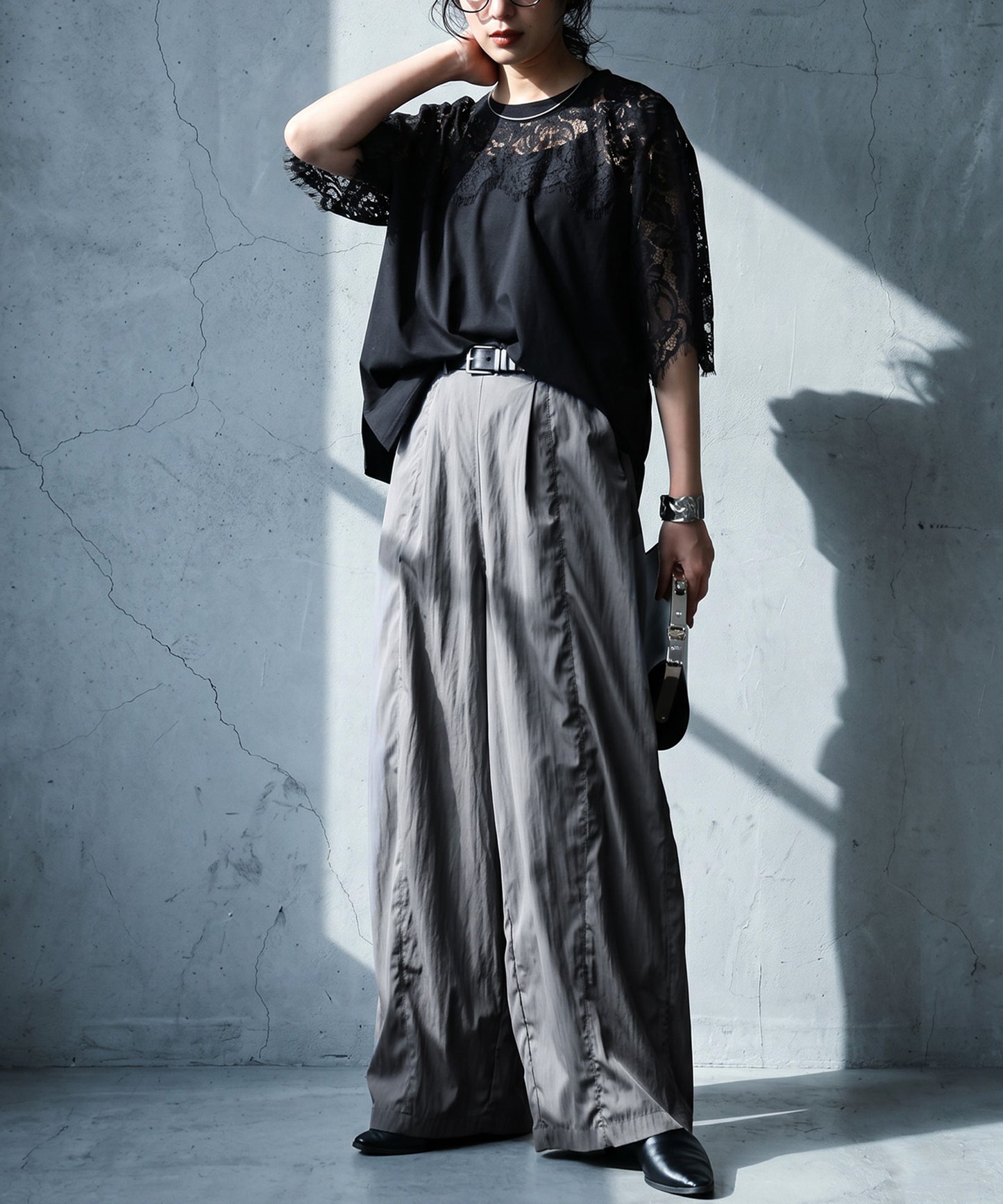 Drawstring Wide Balloon Pants Ladies