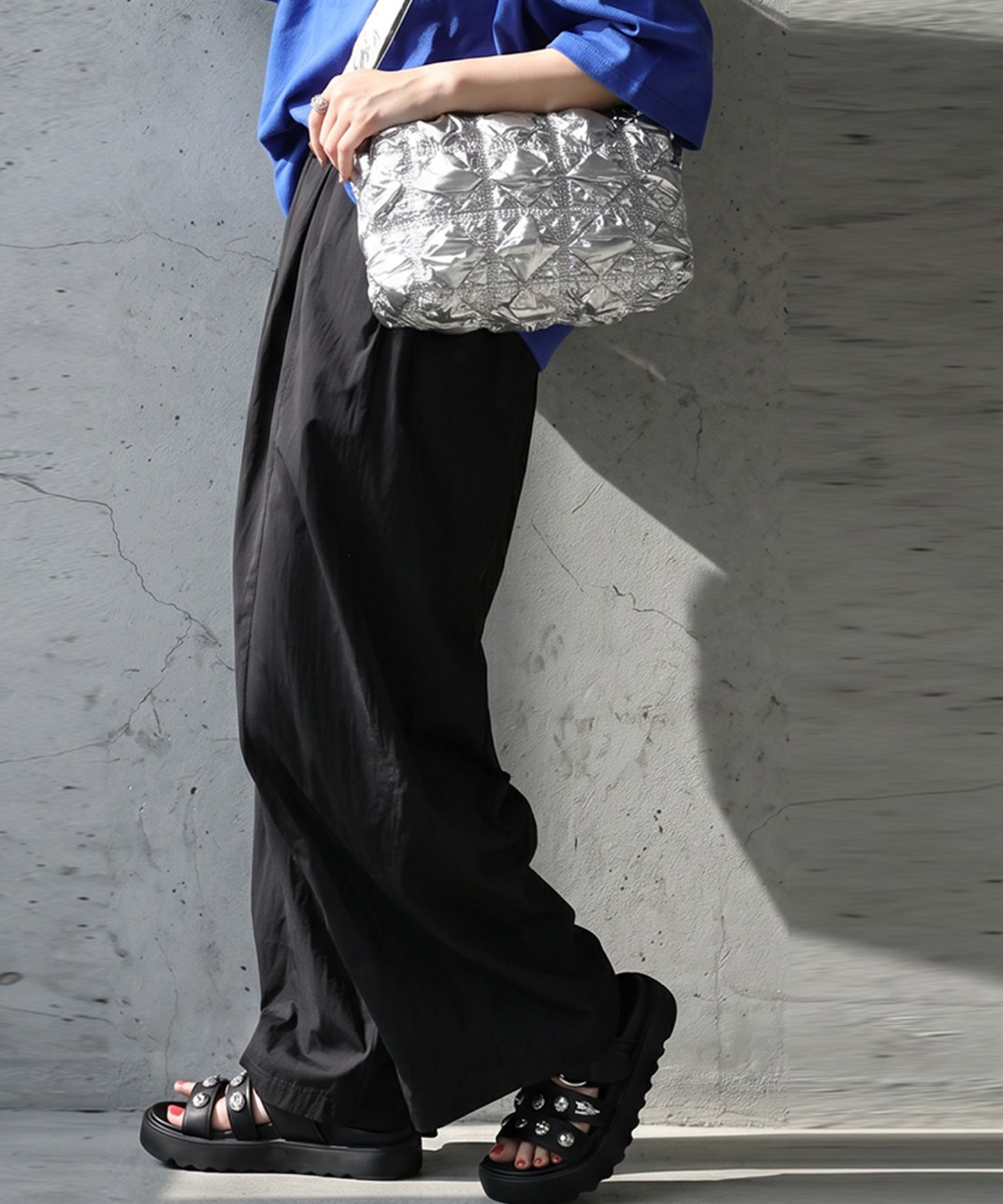 Drawstring Wide Balloon Pants Ladies