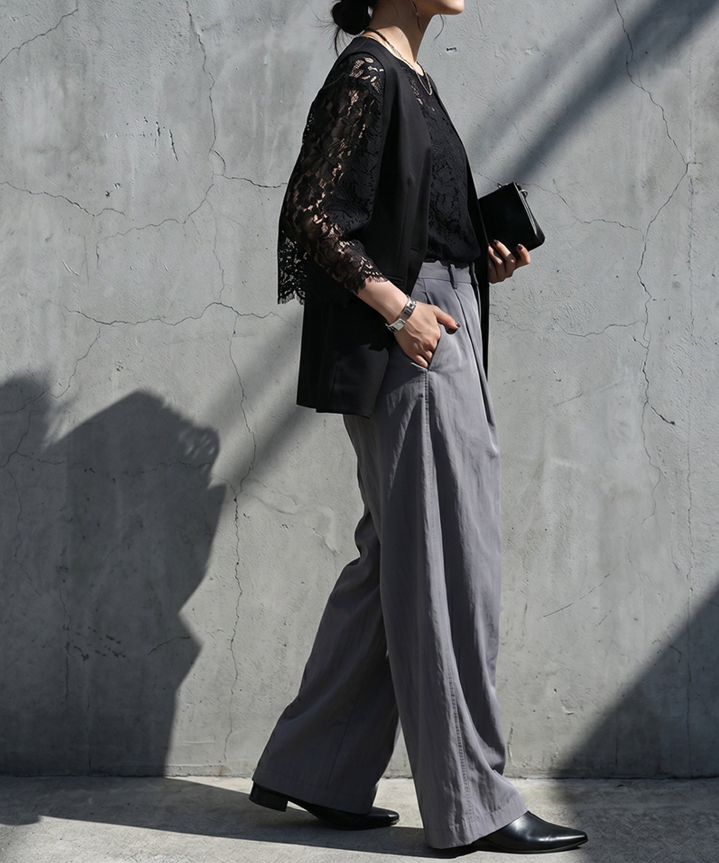 Drawstring Wide Balloon Pants Ladies