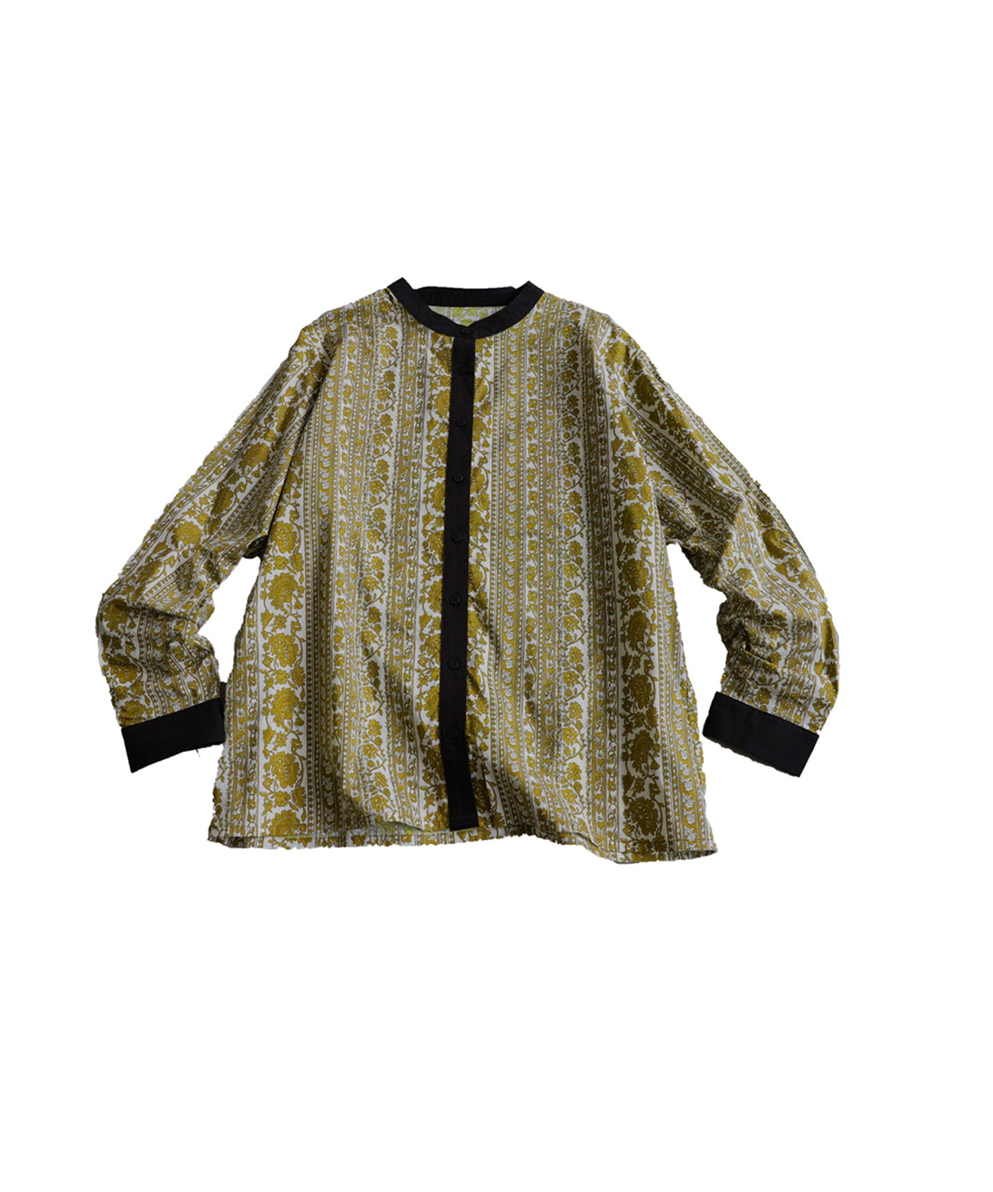 Floral Print Color Scheme Shirt Ladies