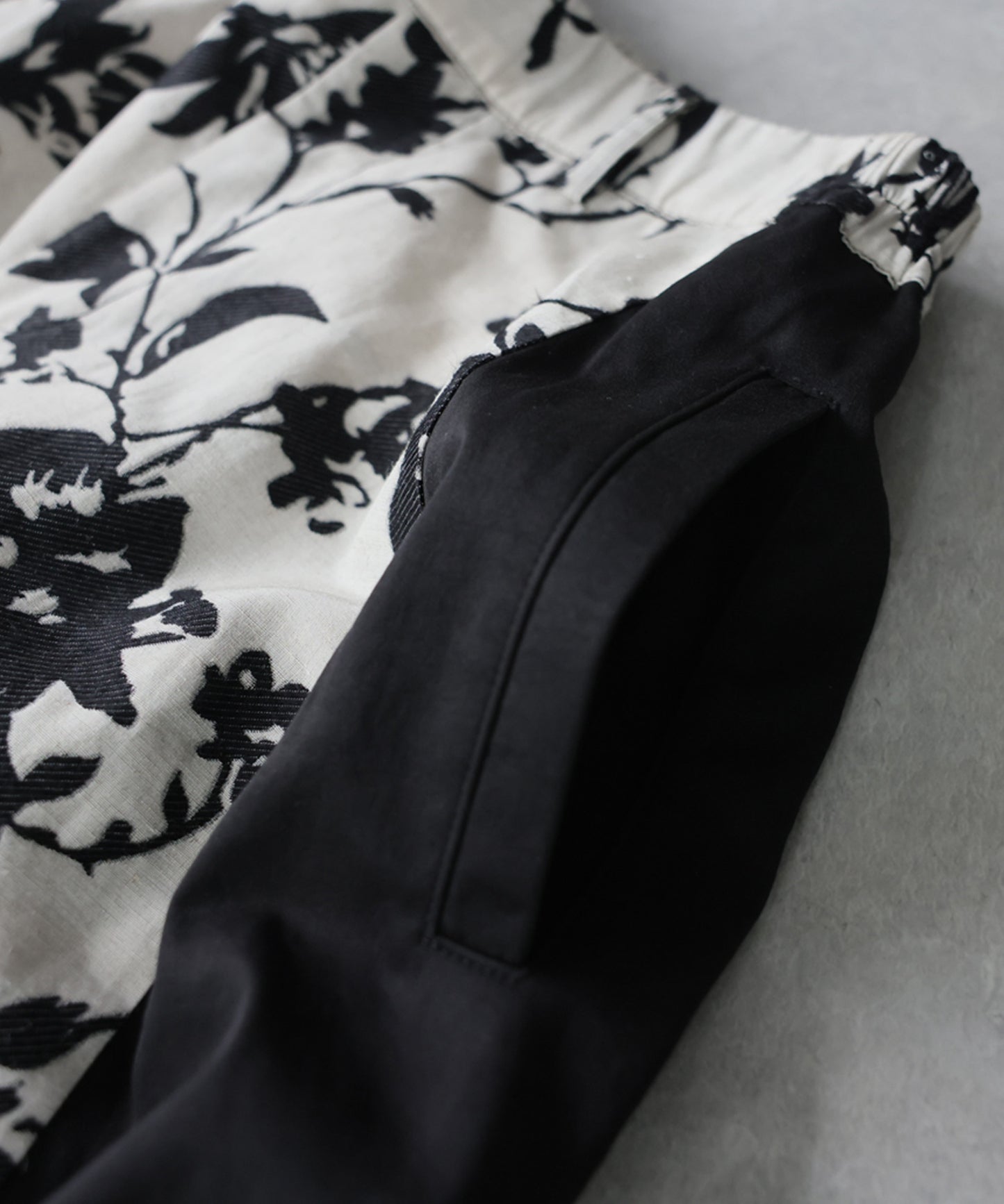 Floral Wide-Leg Pants Ladies