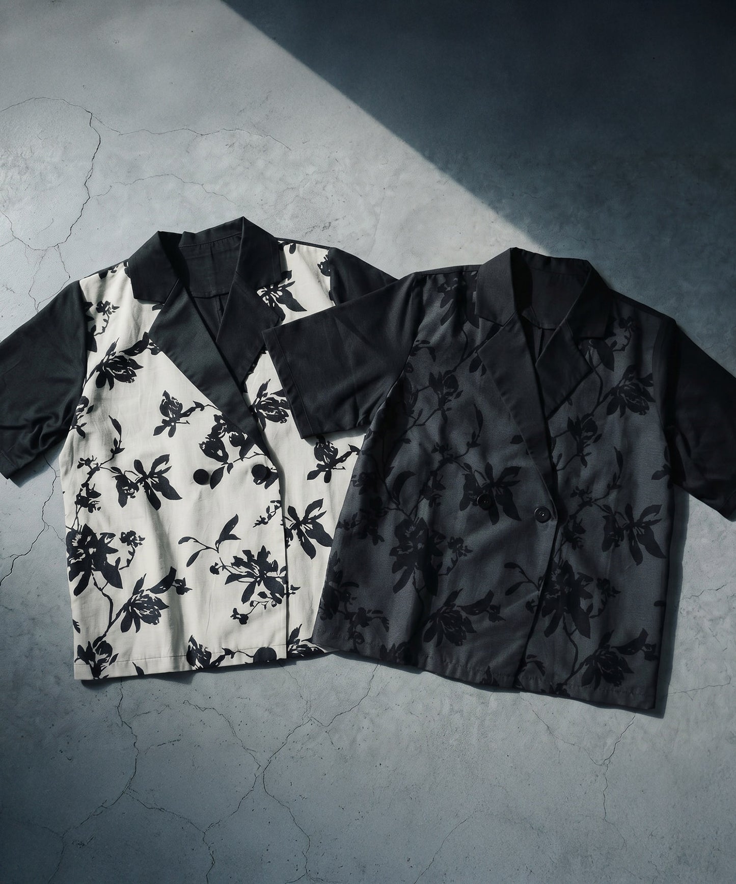 Floral Print Double-Breasted Jacket Ladies