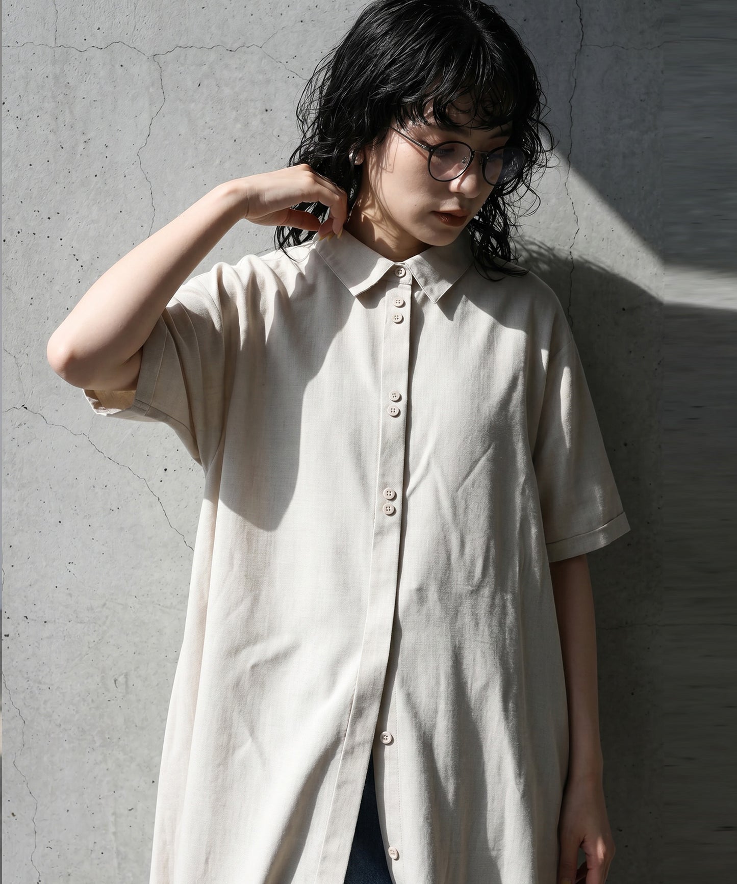 Floral Print Shirt Dress Ladies