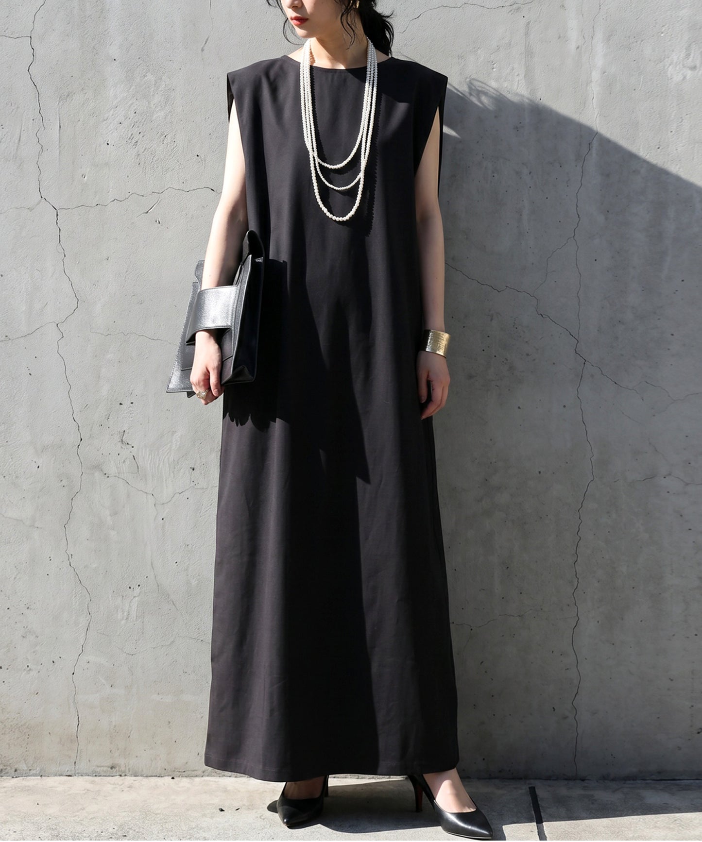 Sleeveless Long Dress Ladies