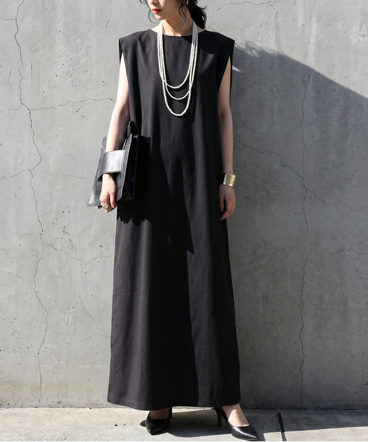 Sleeveless Long Dress Ladies