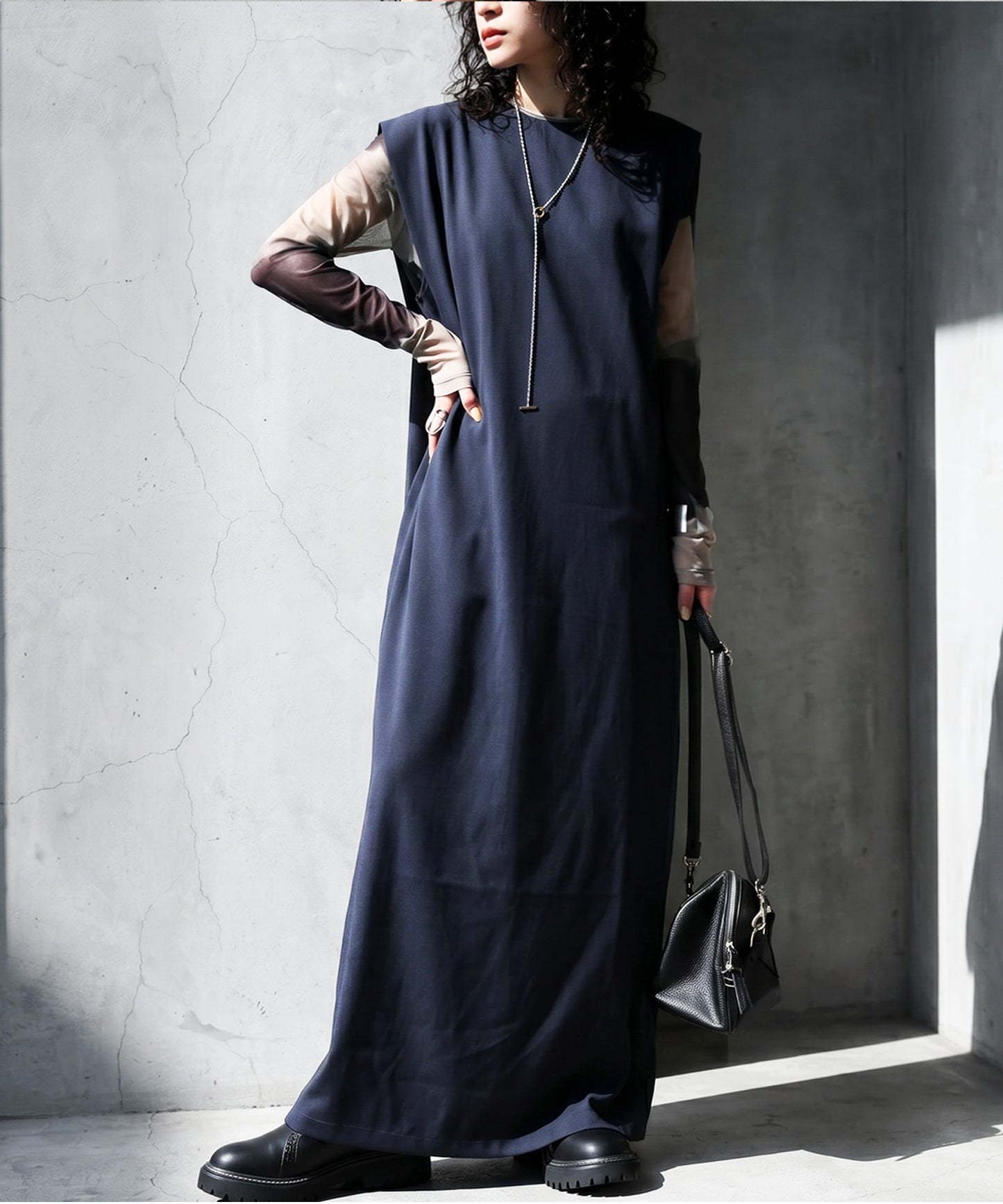 Sleeveless Long Dress Ladies