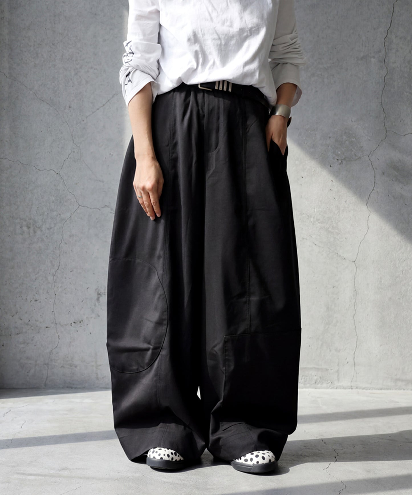 Cocoon Wide Pants Ladies