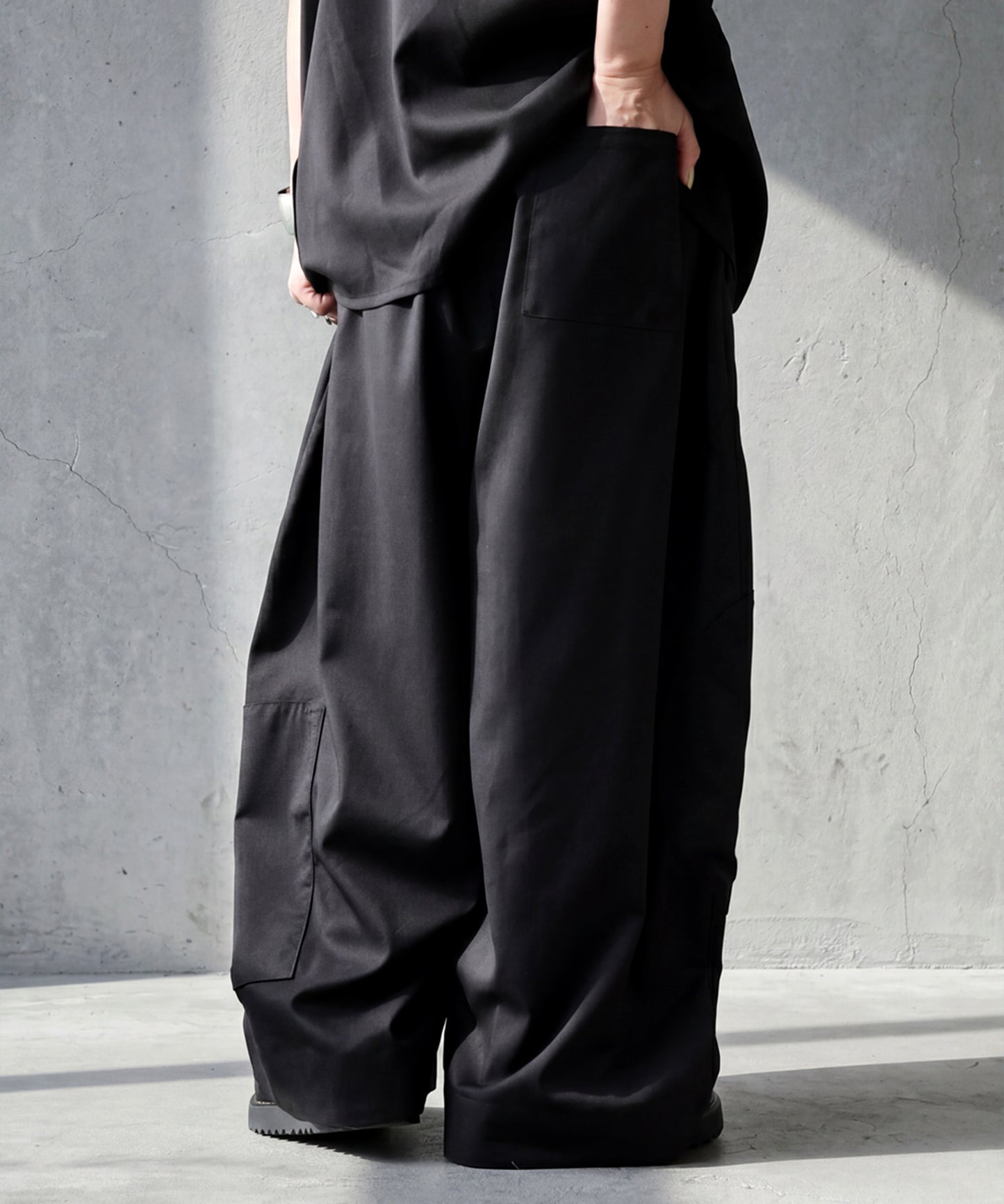 Cocoon Wide Pants Ladies