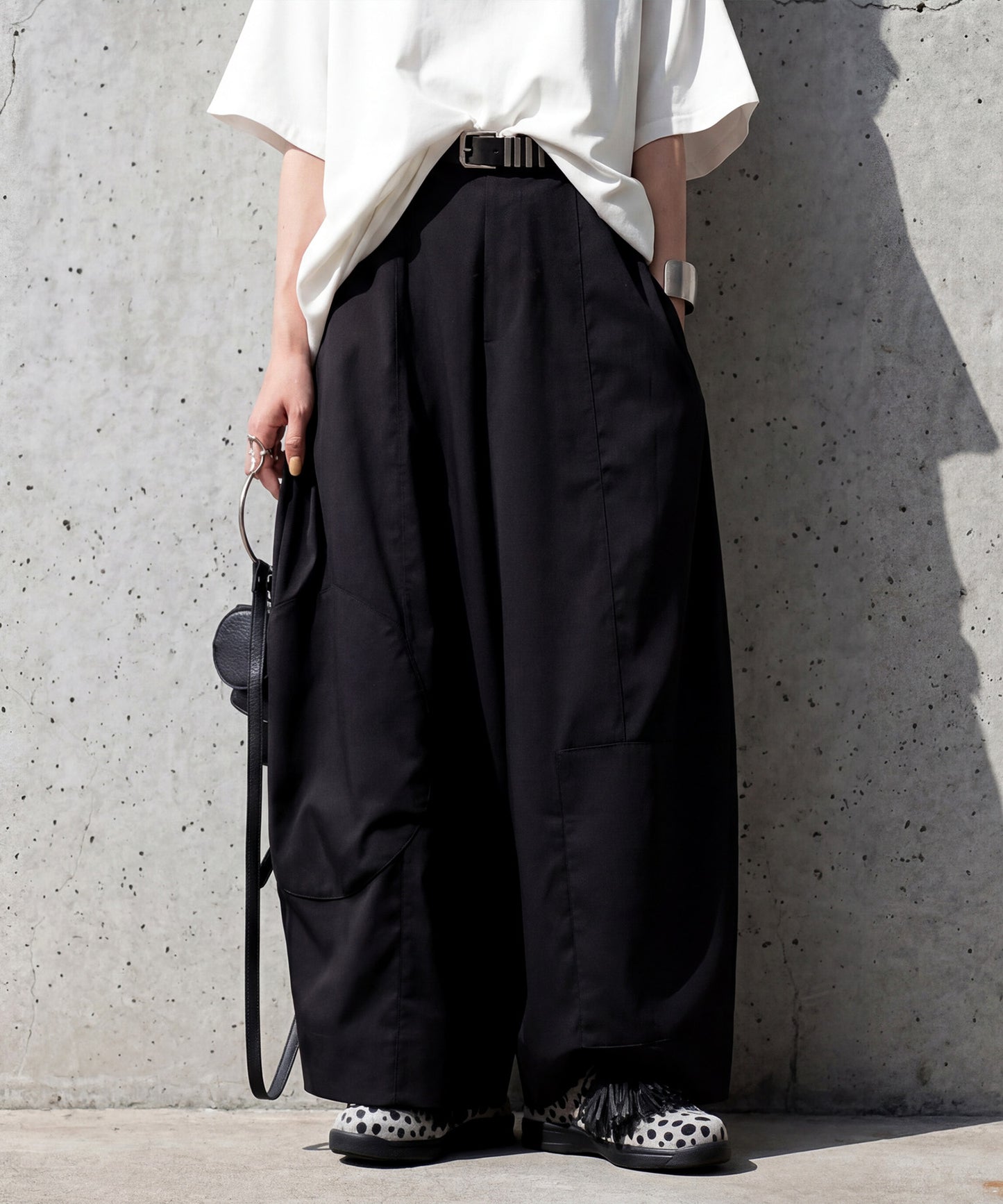 Cocoon Wide Pants Ladies