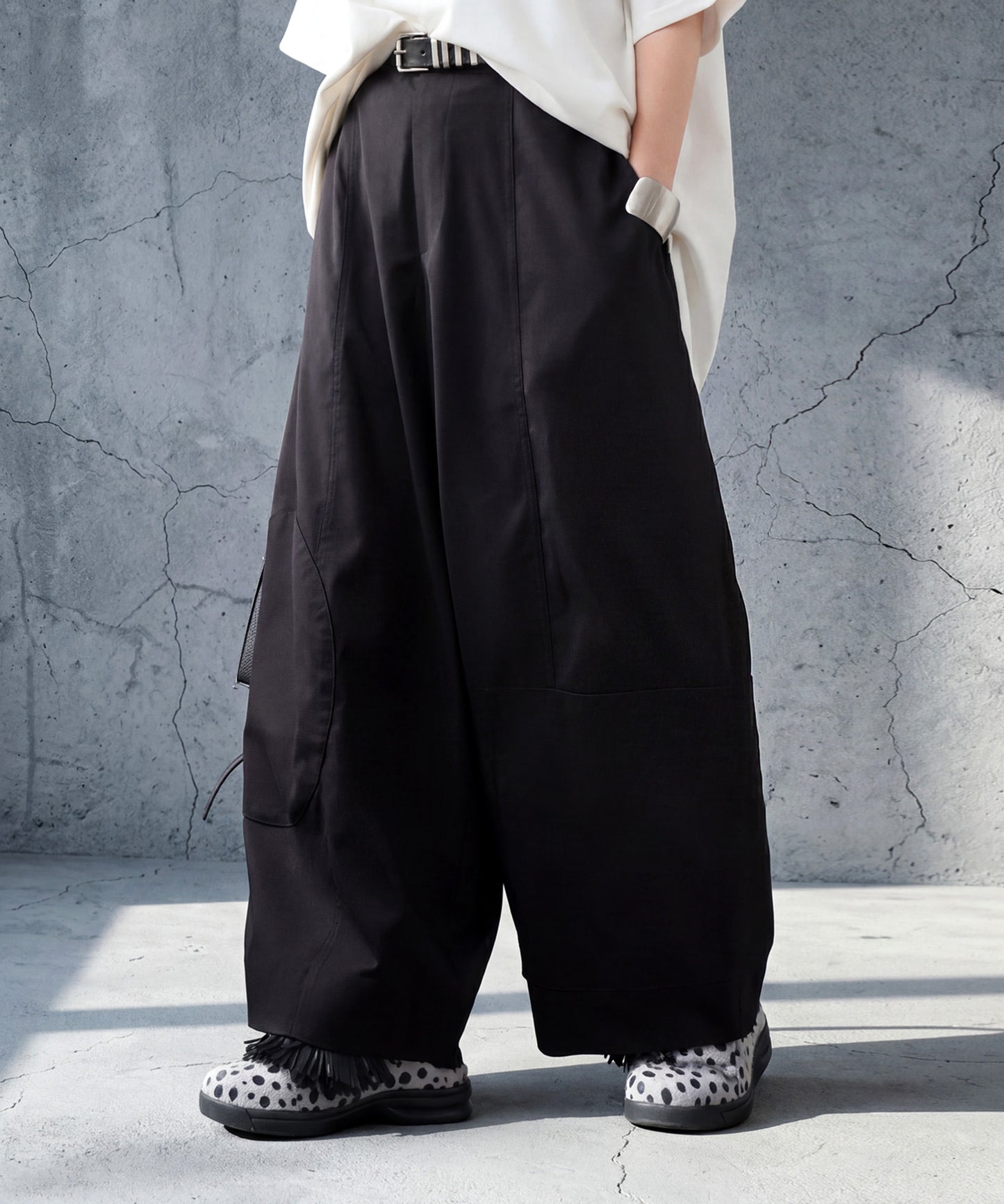 Cocoon Wide Pants Ladies