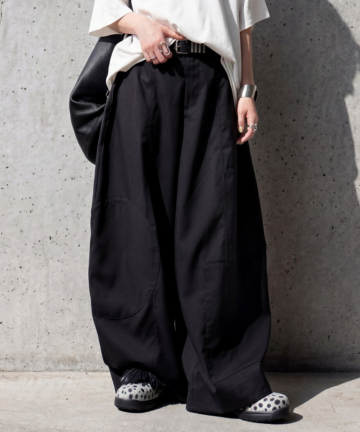 Cocoon Wide Pants Ladies