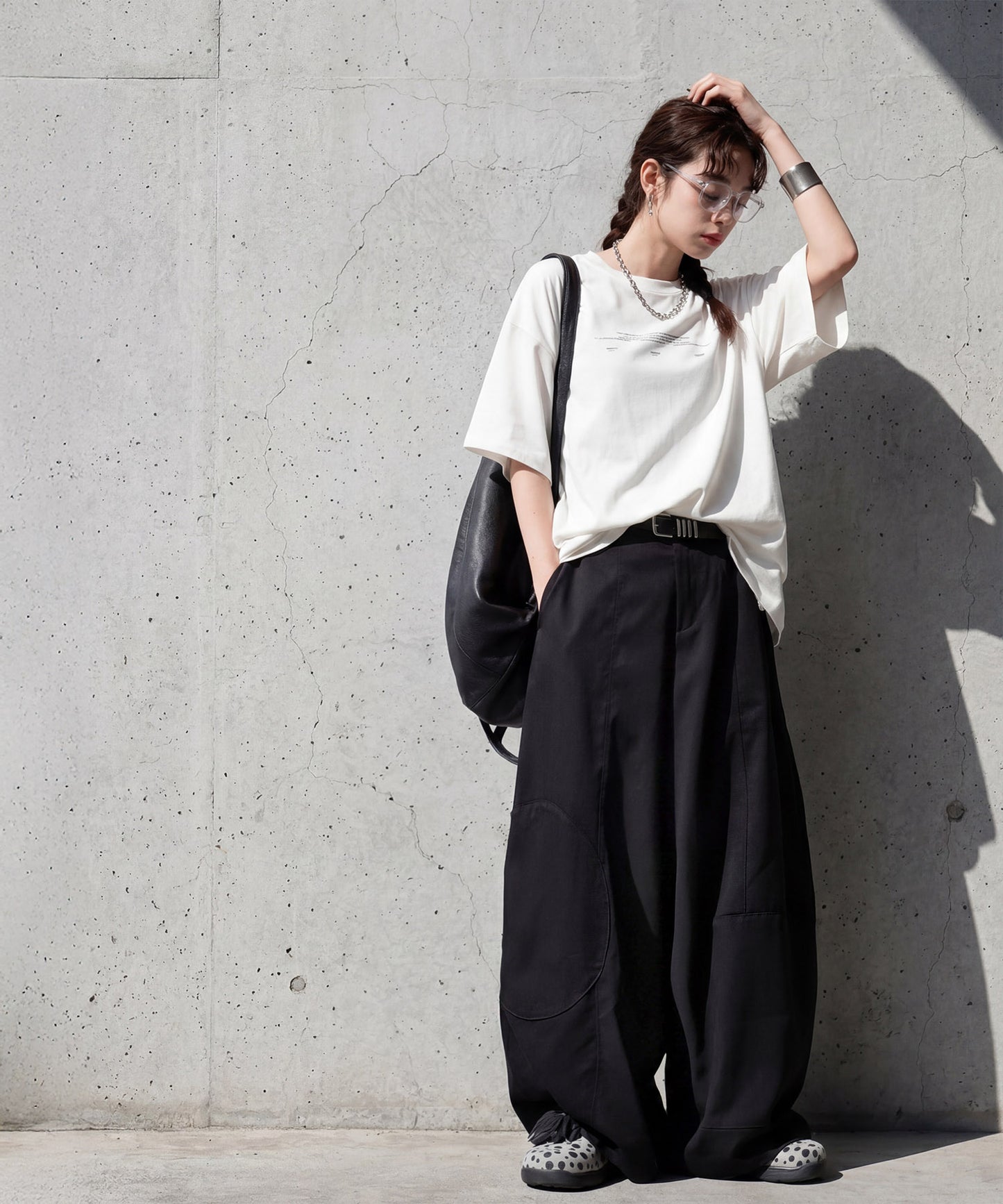 Cocoon Wide Pants Ladies