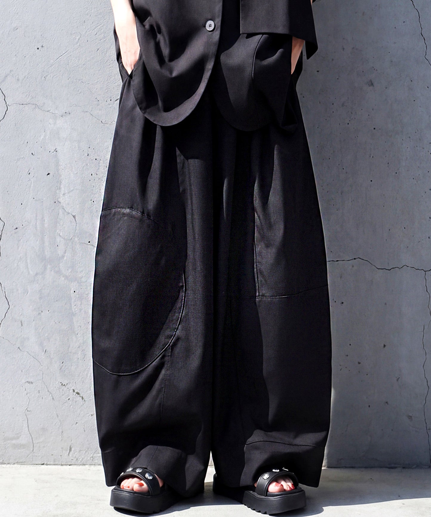 Cocoon Wide Pants Ladies