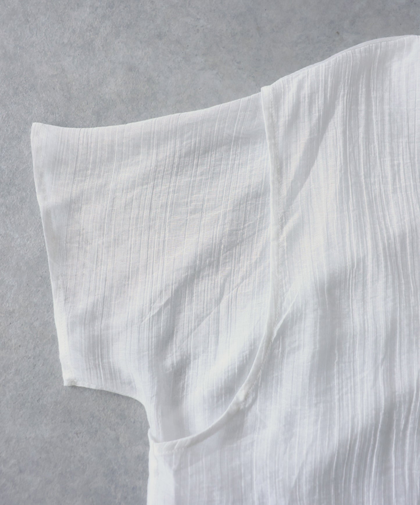 Crepe Fabric Dolman Style Sheer Shirt Ladies