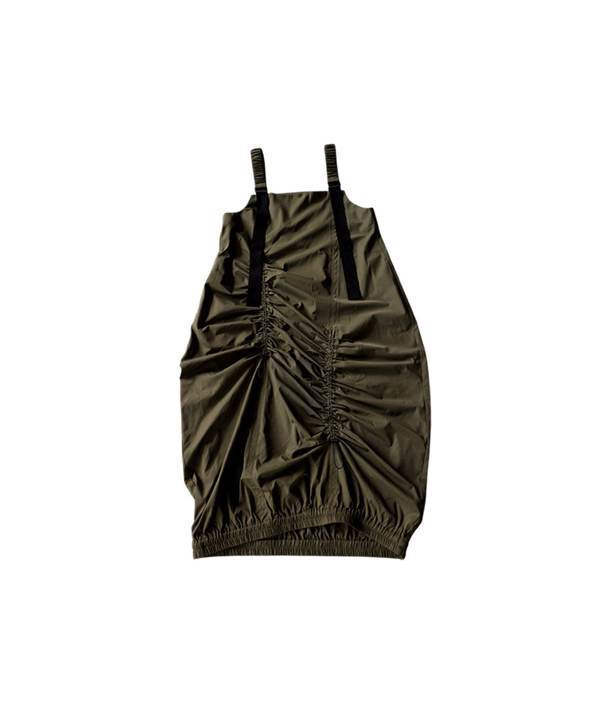 Gathered Design Drawstring Jumper Skirt Ladies