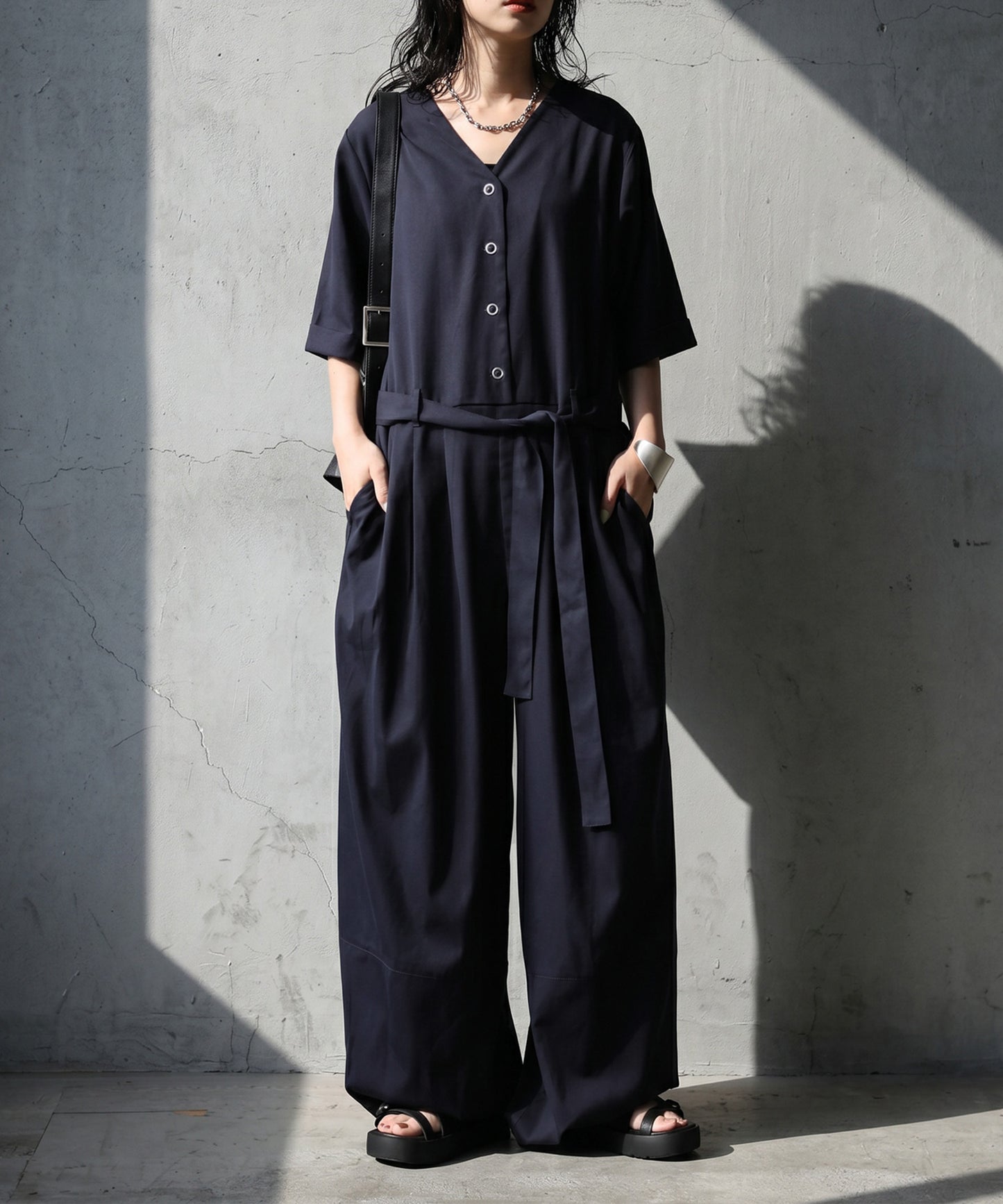 Waist Ribbon All-In-One Ladies
