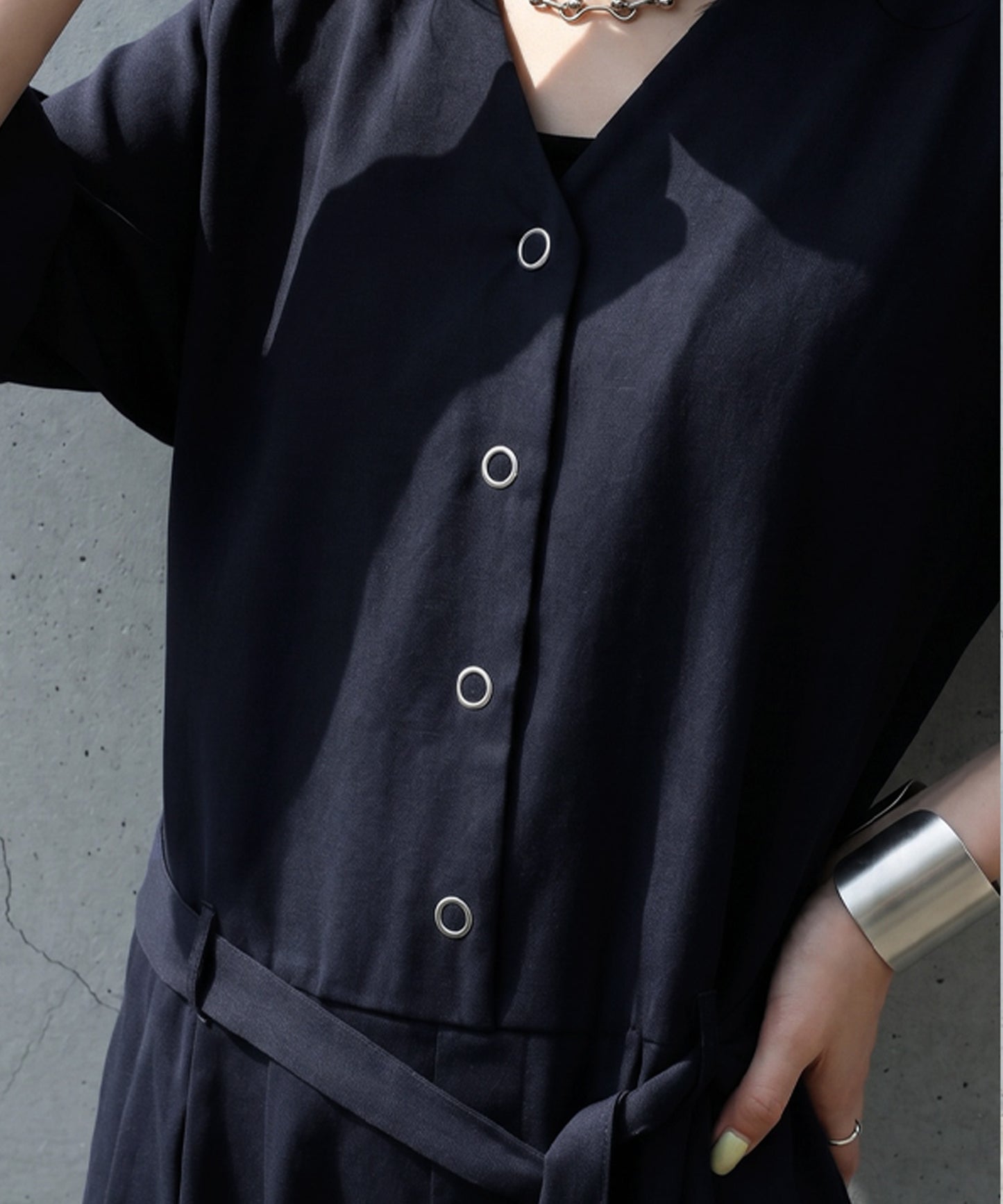 Waist Ribbon All-In-One Ladies