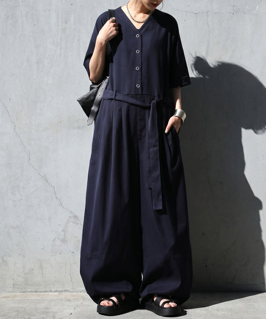 Waist Ribbon All-In-One Ladies