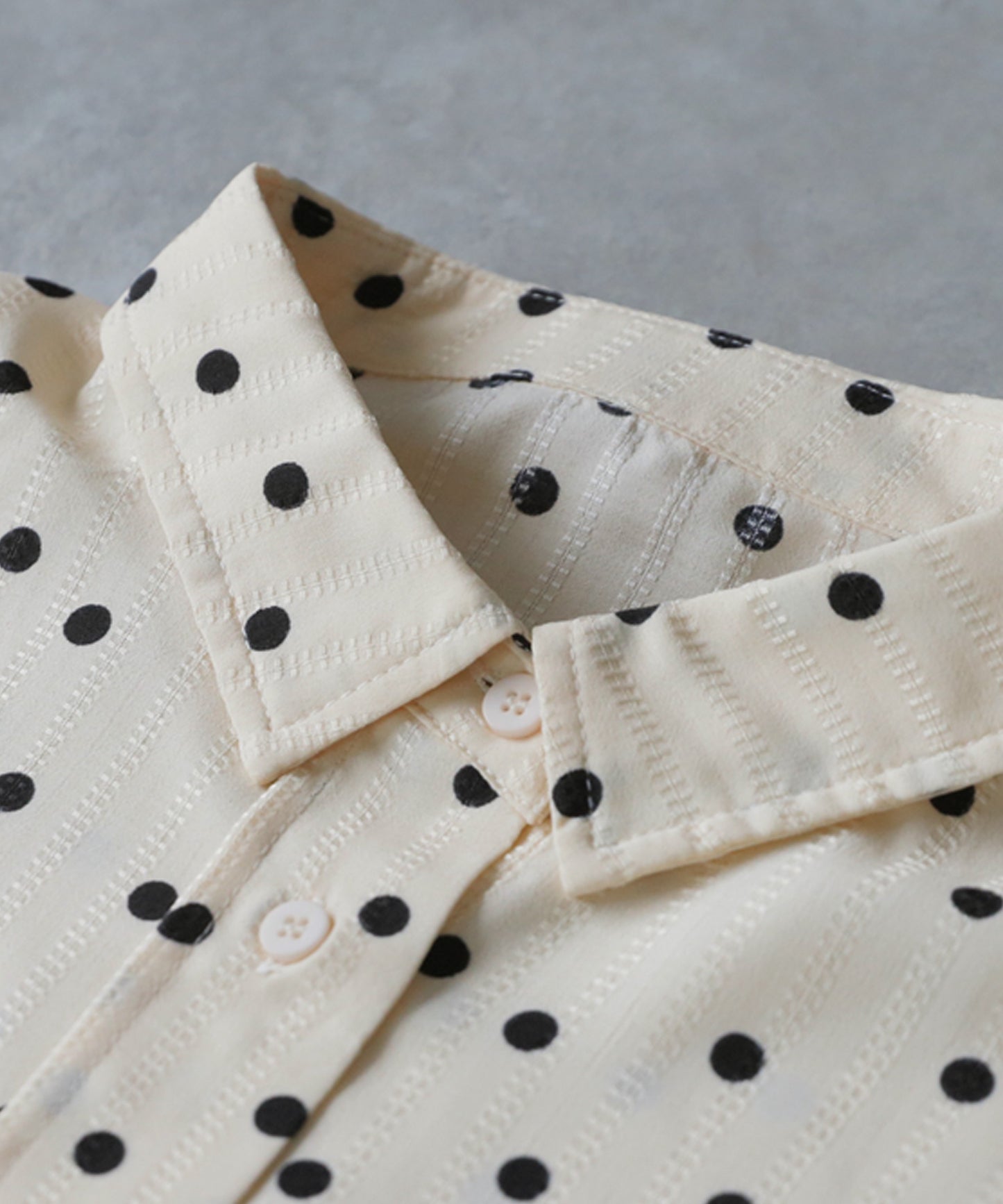 Polka Dot Dolman Shirt Ladies