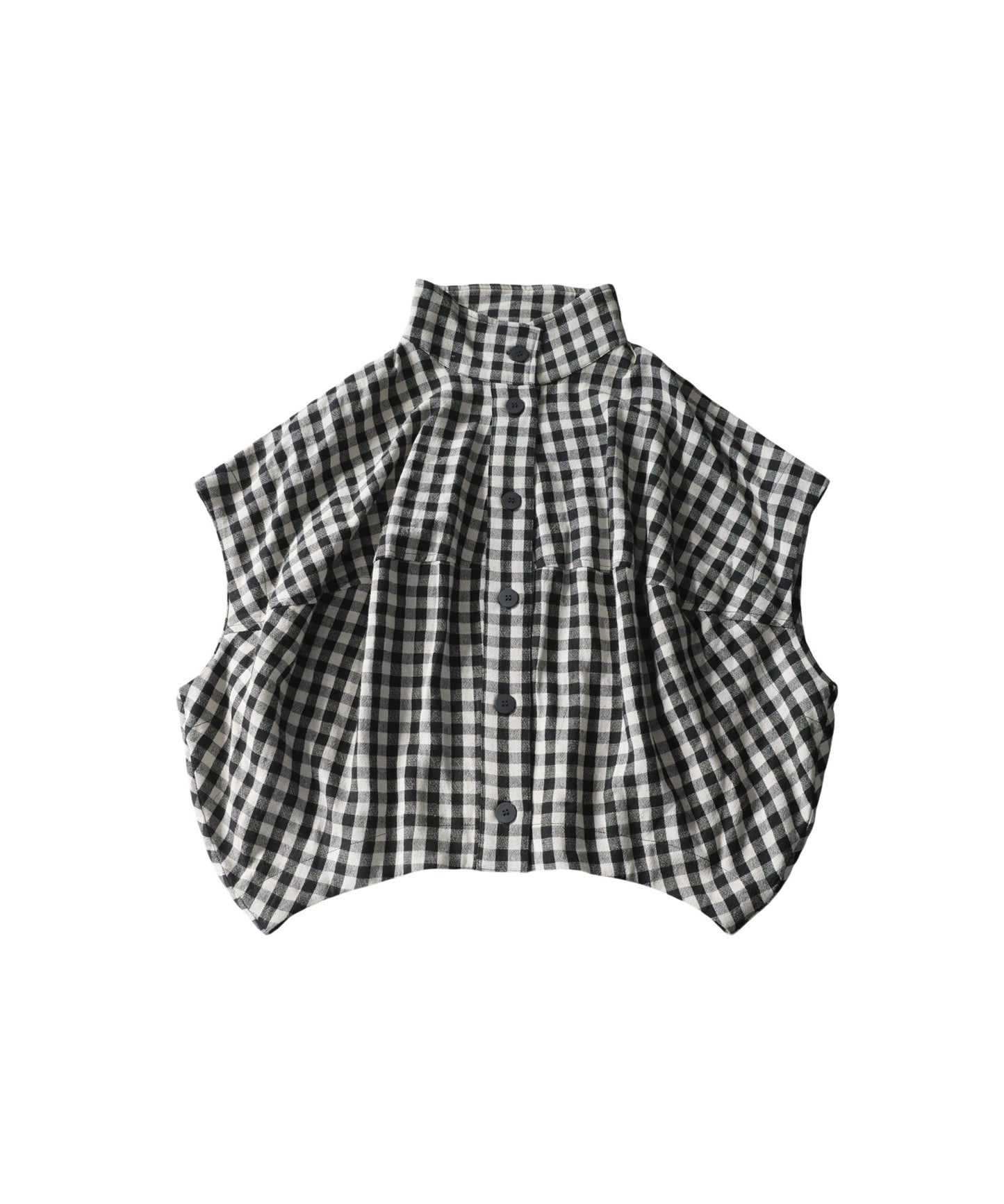 Gingham Check Dolman Shirt Ladies